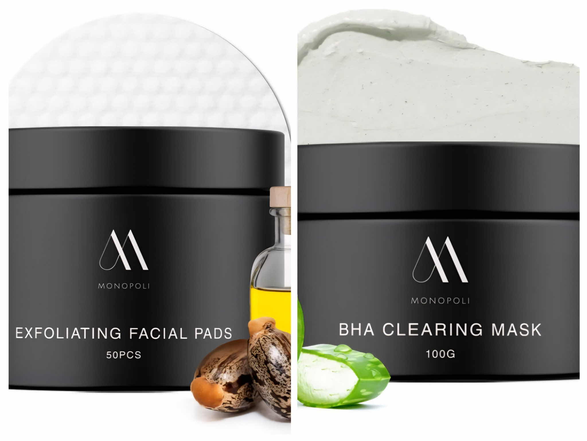 Photo 1 of EXFOLIATING FACE PADS & BHA CLEARING MASK - EXPIRATION 2027 - RETAIL $71.00