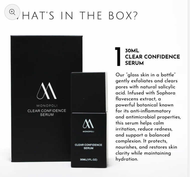 Photo 1 of 10% POMEGRANATE VITAMIN C & CLEAR CONFIDENCE SERUM - EXPIRATION 2027 - RETAIL $69.00