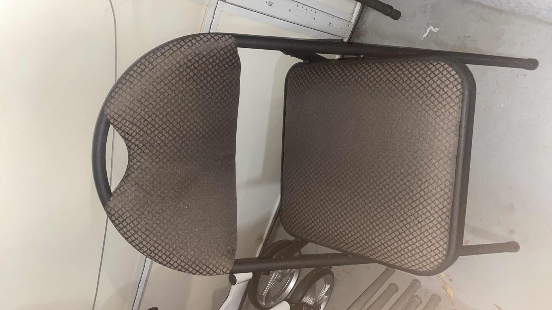 Photo 1 of 2 - COSCO UPHOLSTERED FOLDING CHAIRS