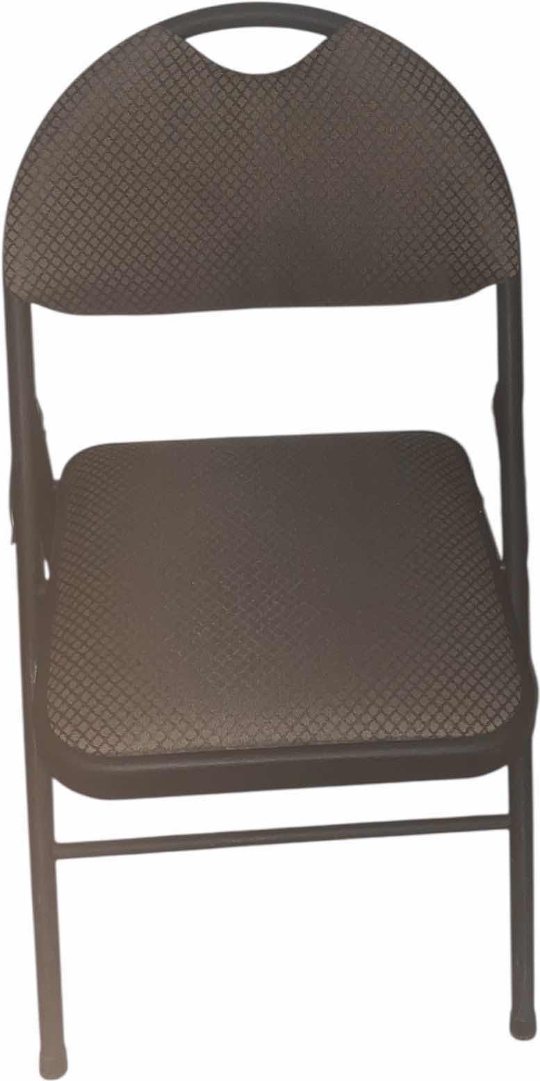 Photo 1 of 2 - COSCO UPHOLSTERED FOLDING CHAIRS