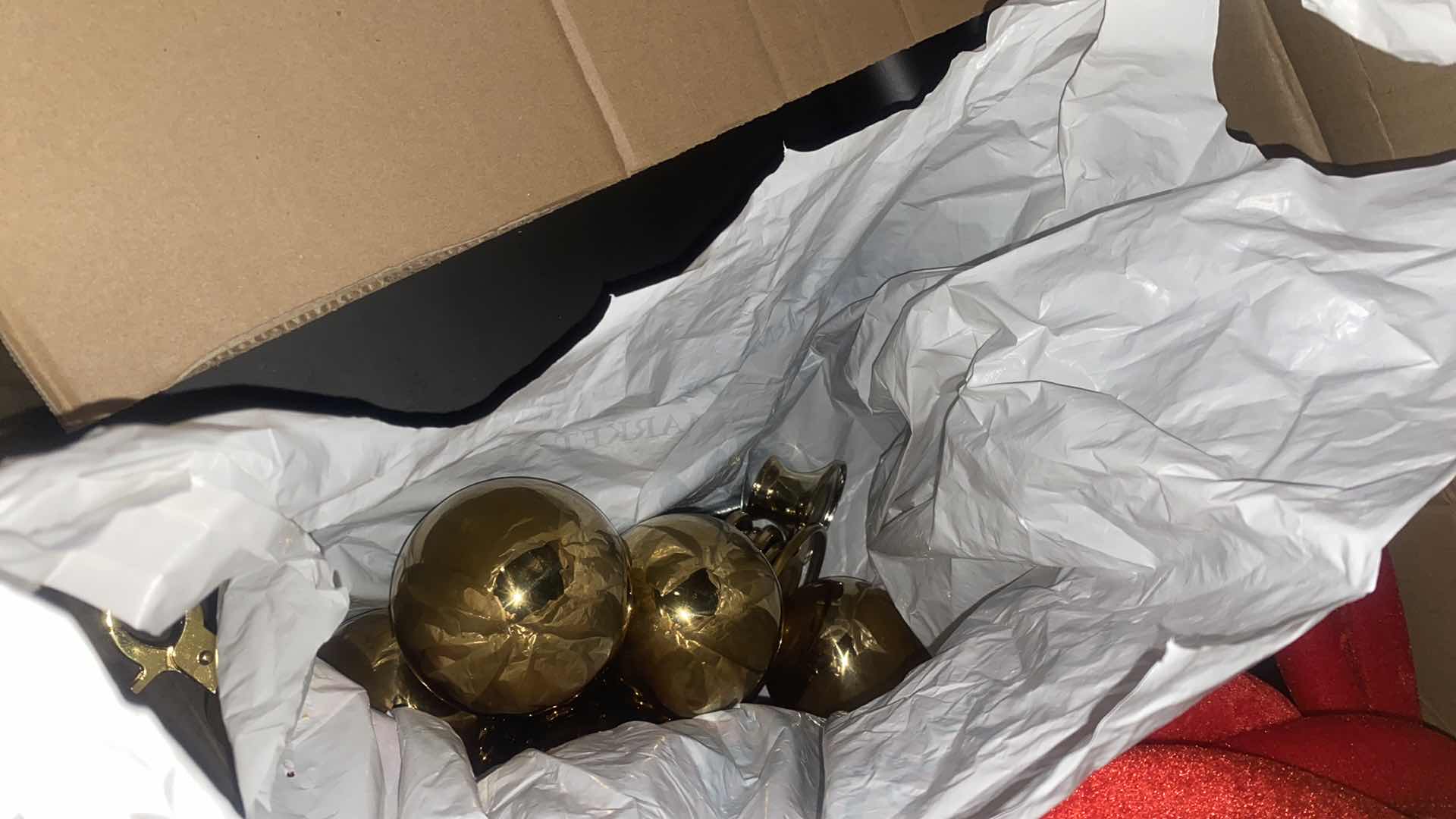 Photo 1 of PELOPY STANCION POSTS 6 BLACK WITH GOLD TRIM, 5 RED VELVET ROPES FOR PARTY / CROWD CONTROL - NO CARPET OR TAPE (2 SETS AVAILABLE, MORE VELVET ROPES AVAILABLE SOLD SEPARATELY)