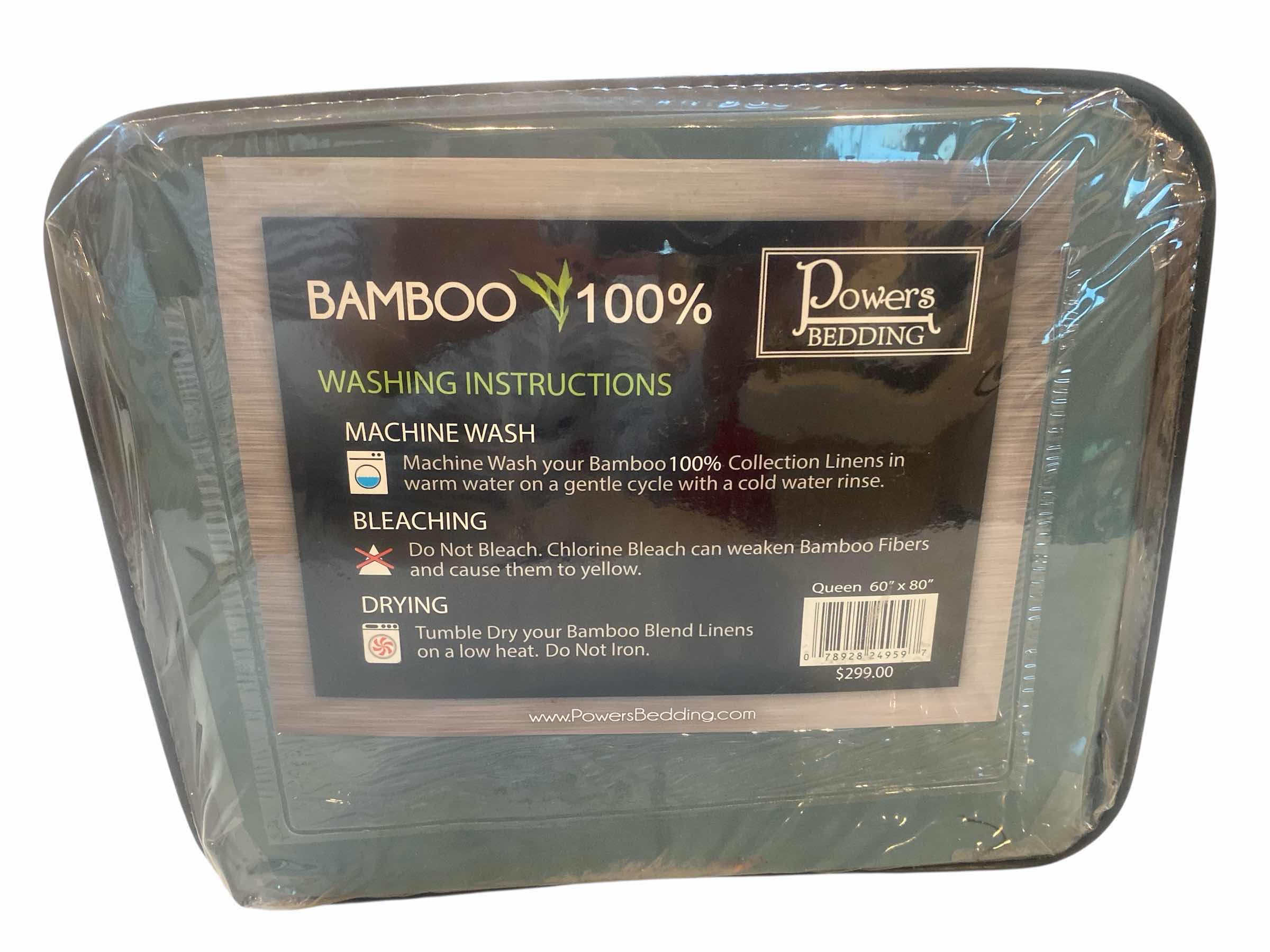 Photo 1 of NEW POWERS BEDDING BAMBOO QUEEN SIZE SHEETS