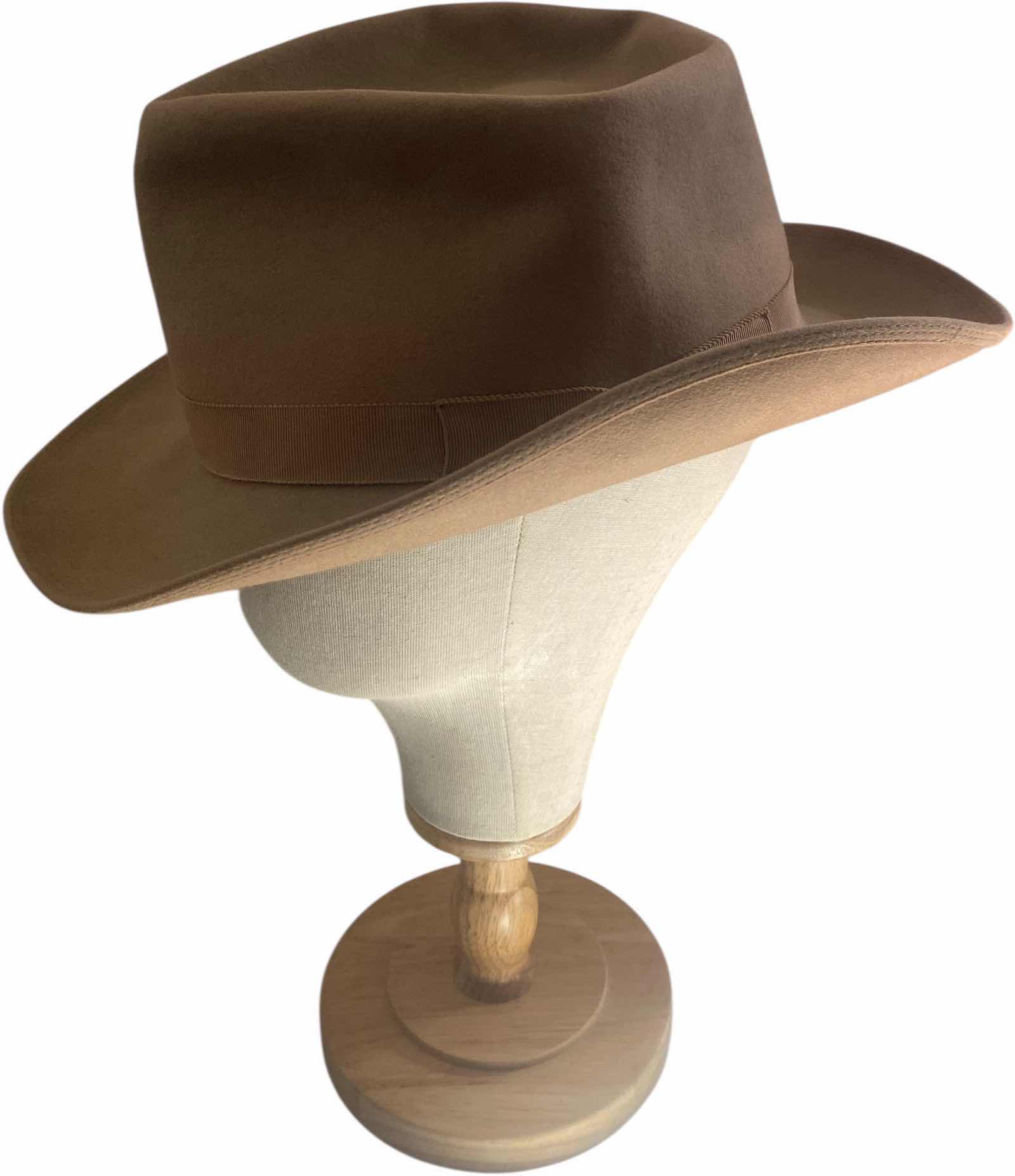 Photo 1 of VINTAGE 1950’s ROYAL STETSON DELUXE FEDORA HAT FROM ROWAN & GREENS