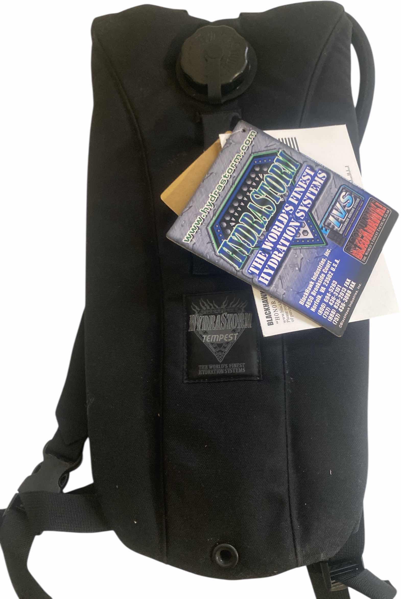 Photo 1 of NEW HYDRASTORM BLACKHAWK TEMPEST HYDRATION PACK