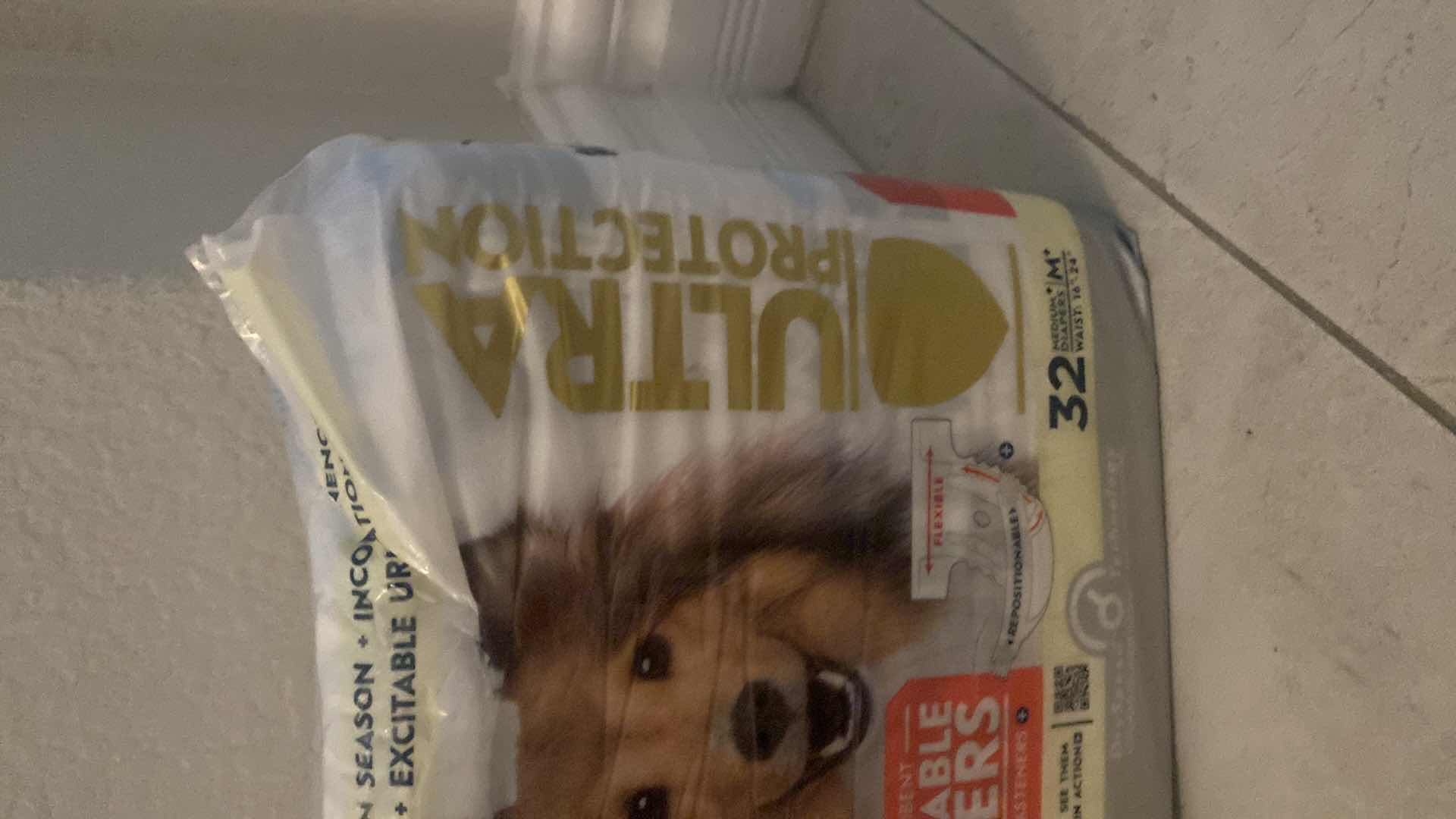 Photo 1 of 3 PKGS DOG DIAPERS MEDIUM & LARGE