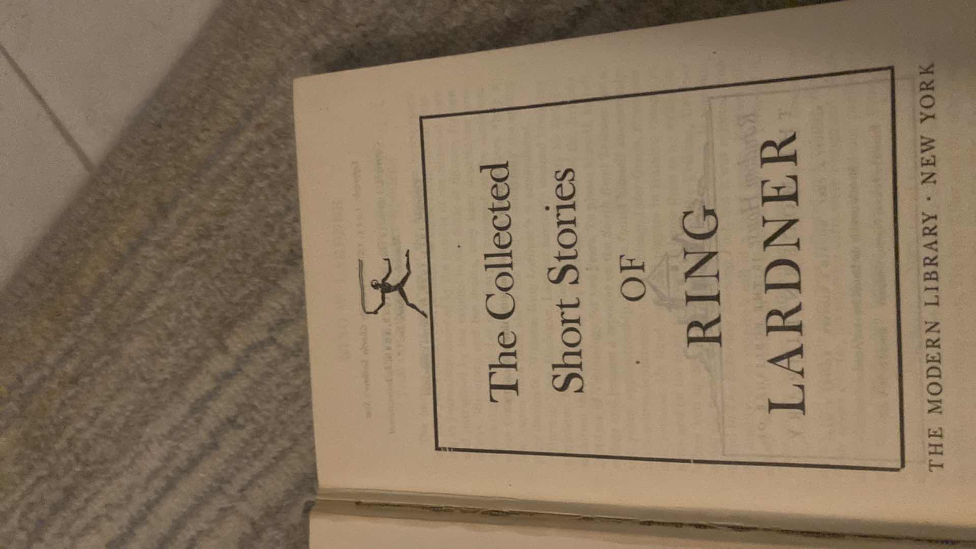 Photo 1 of VINTAGE THE MODERN LIBRARY NEW YORK THE BEST OF S. J. PERELMAN & COLLECTED STORIES OF RING LARDNER