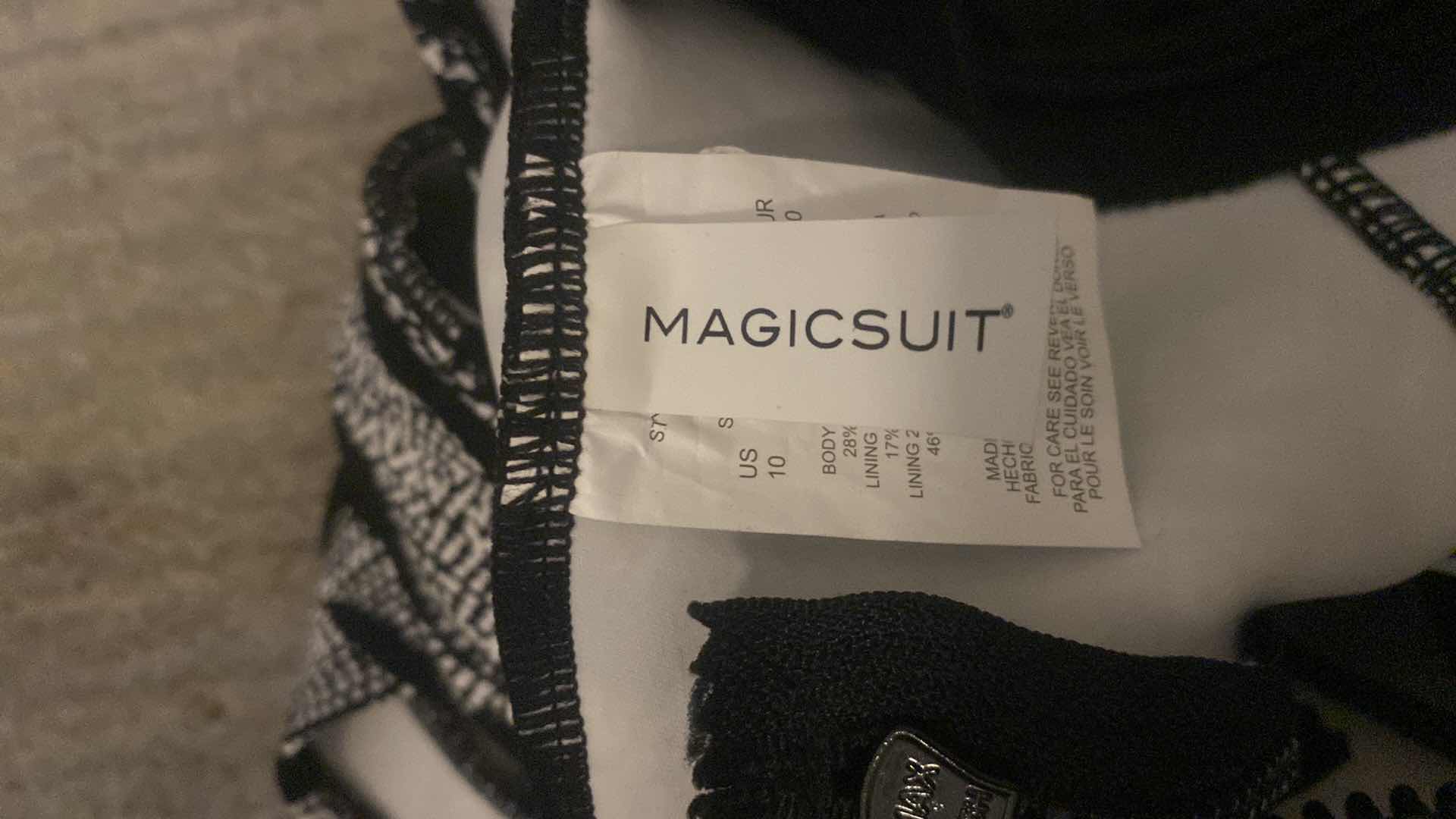 Photo 1 of WOMENS MAGIC SUIT ONE PIECE SWIM SUIT SIZE 10