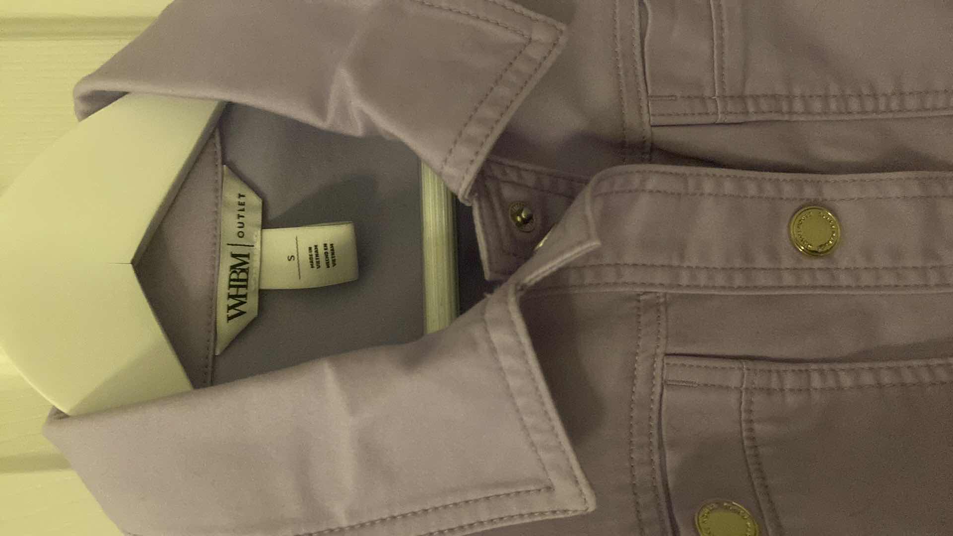 Photo 1 of WOMENS WHITE HOUSE BLACK MARKET LILAC JACKET SIZE SMALL