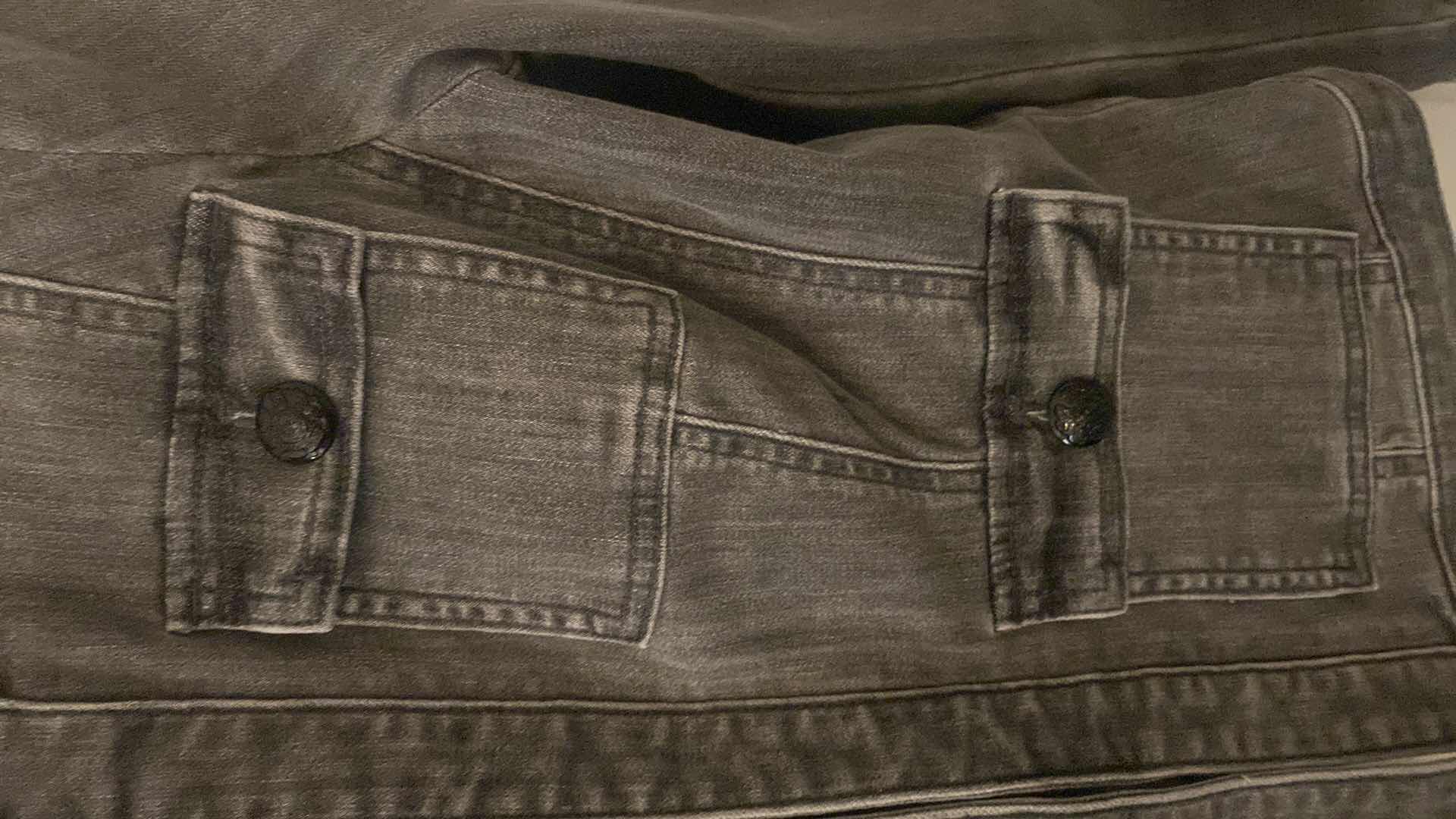 Photo 1 of WOMENS WHITE HOUSE BLACK MARKET CHARCOAL DENIM JACKET SIZE 6