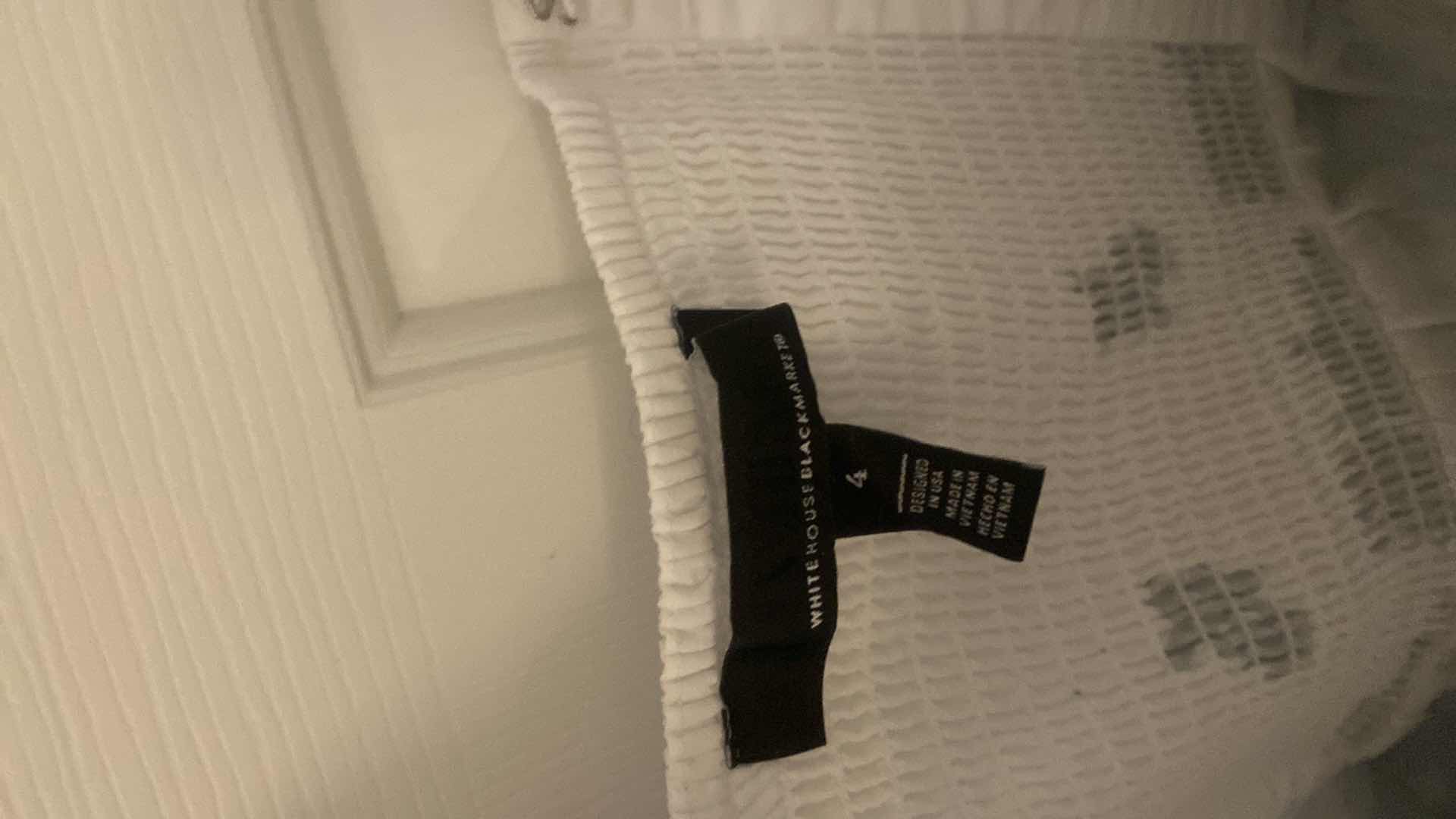 Photo 1 of WOMENS WHITE HOUSE BLACK MARKET BUSTIER SIZE 4 & JACKET SIZE 2