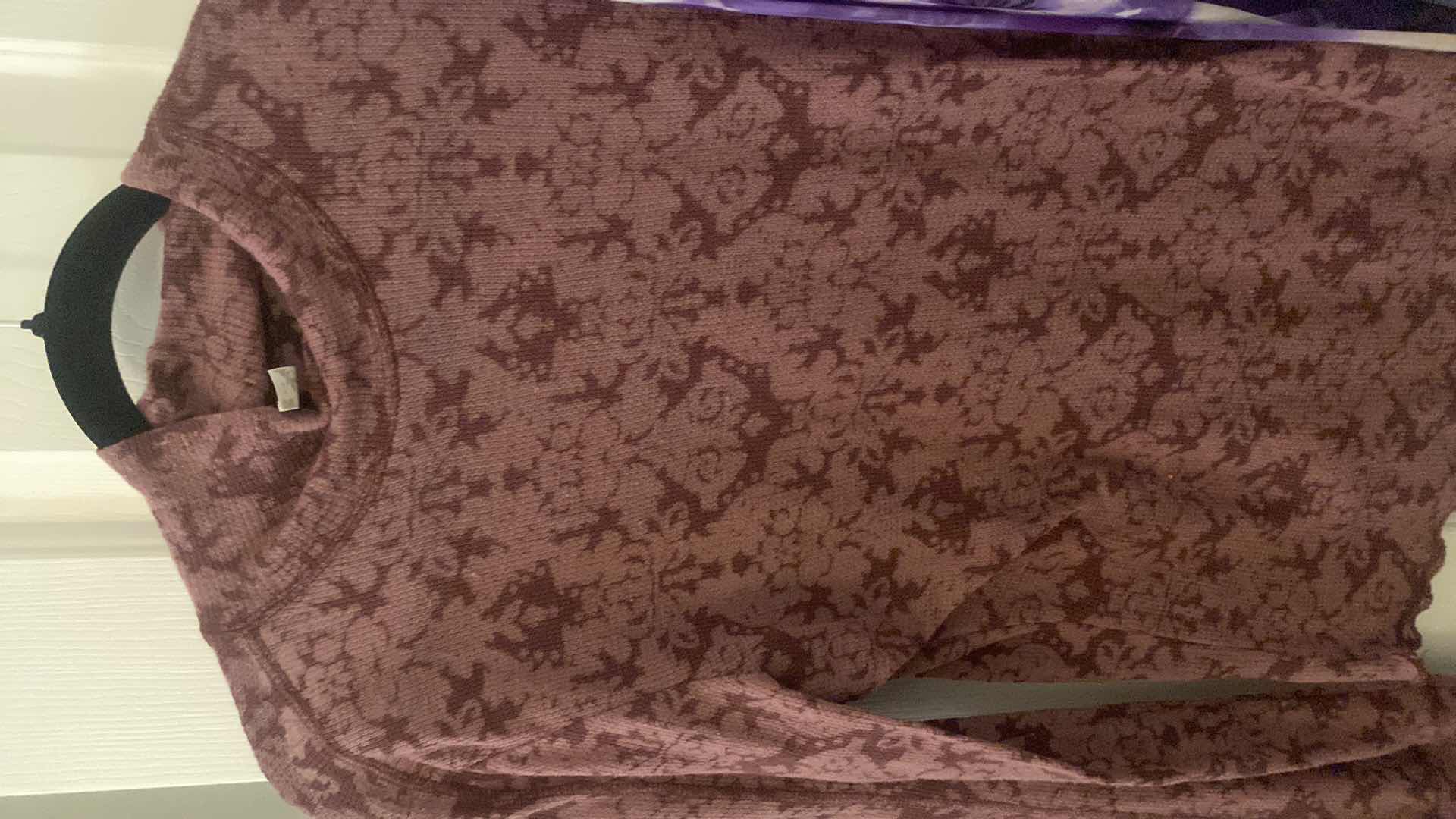 Photo 1 of FREE PEOPLE MAUVE TOP SIZE MEDIUM & 2 MESH TOPS SIZE SMALL (WHBM & STERLING KREEK)