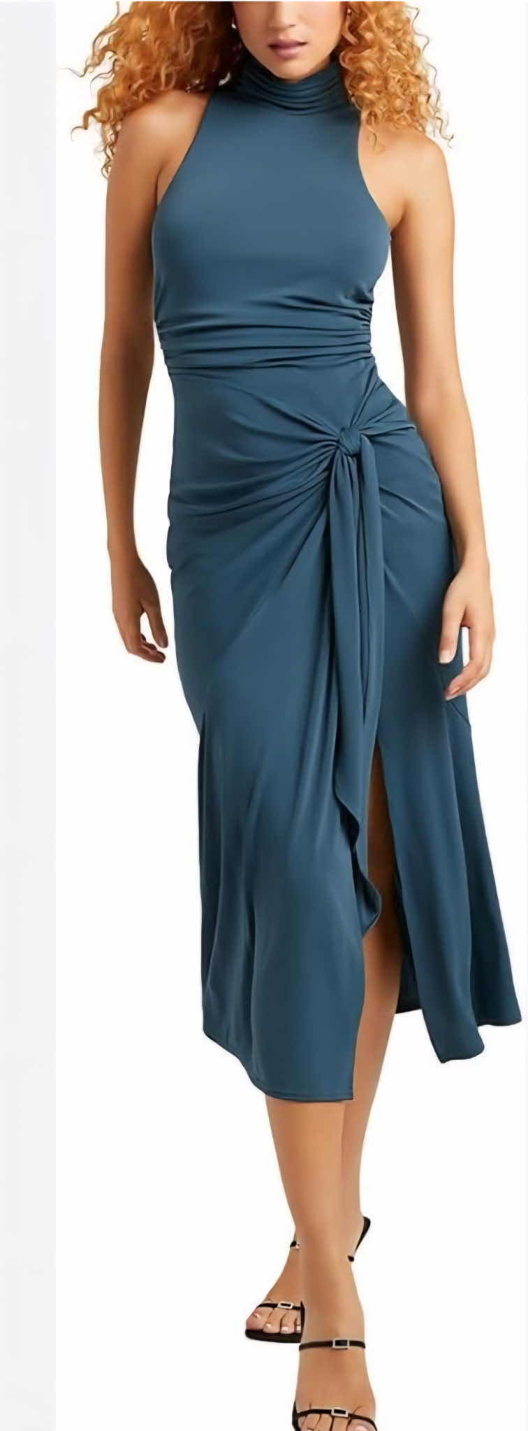 Photo 1 of WOMENS DESIGNER 5a7 CINQ A SEPT ONYX GREEN RORI DRESS SIZE 10