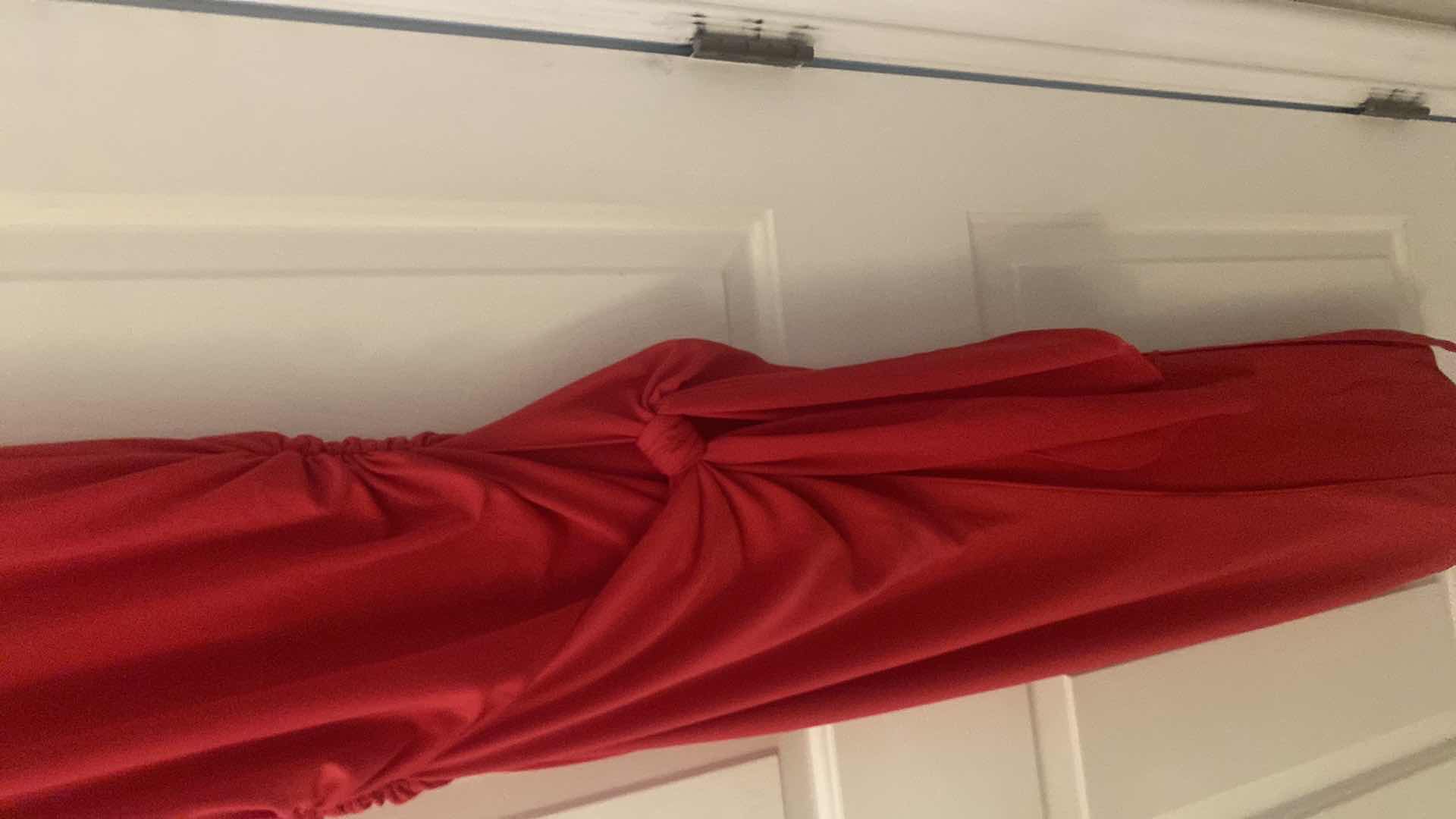 Photo 1 of WOMENS DESIGNER 5a7 CINQ A SEPT CAMILLA RED ANDIE DRESS SIZE 8