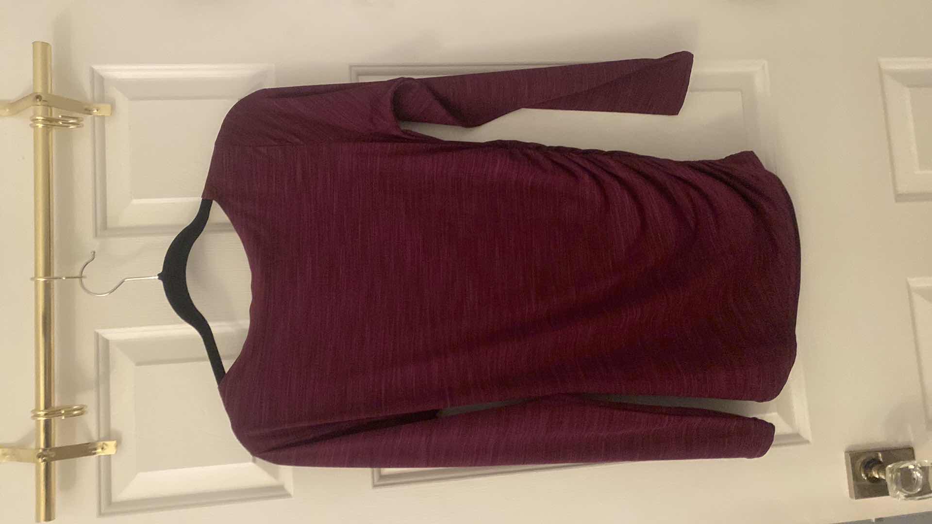 Photo 1 of WOMENS COOLIBAR SUN PROTECTION SWIM SHIRT WITH SIDE RUCHING SIZE MEDIUM