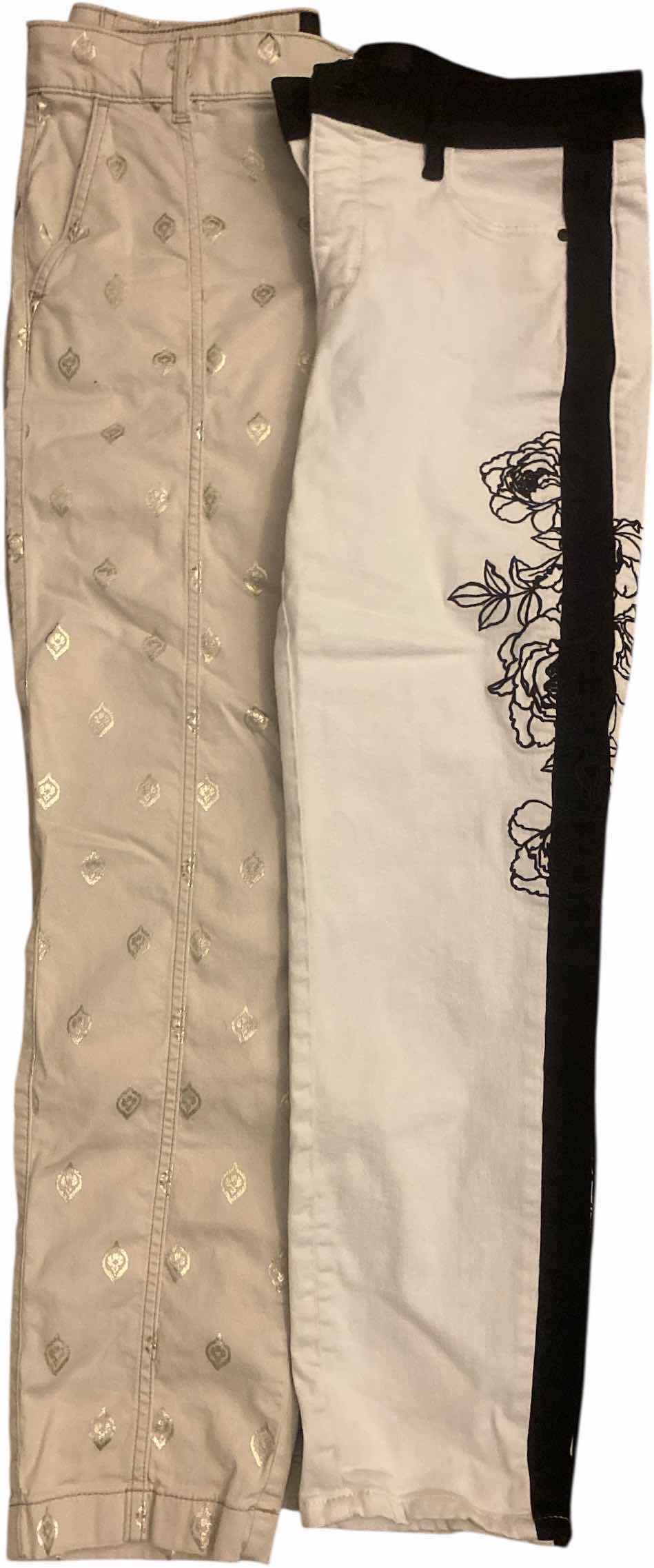 Photo 1 of 2 - WOMENS WHITE HOUSE BLACK MARKET CROP PANTS SIZE 6