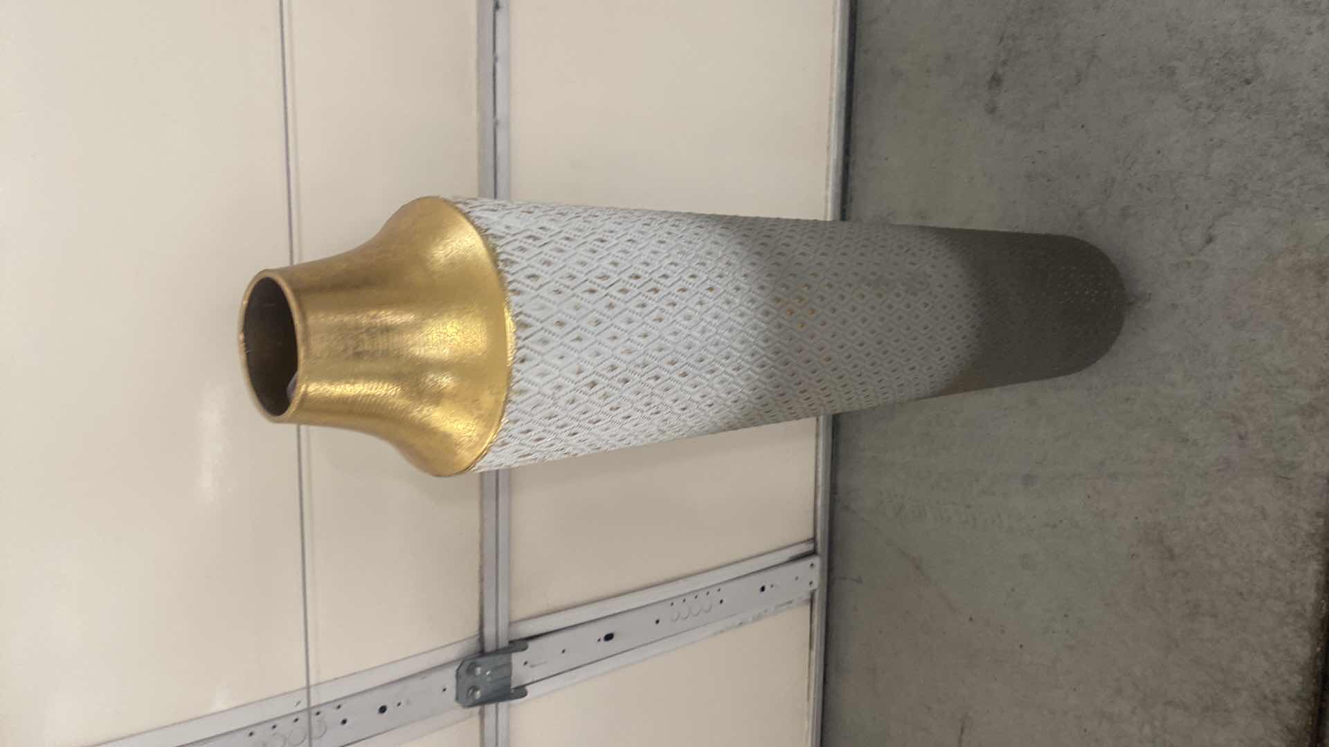 Photo 1 of MULTI COLOR ALUMINUM VASE H36”