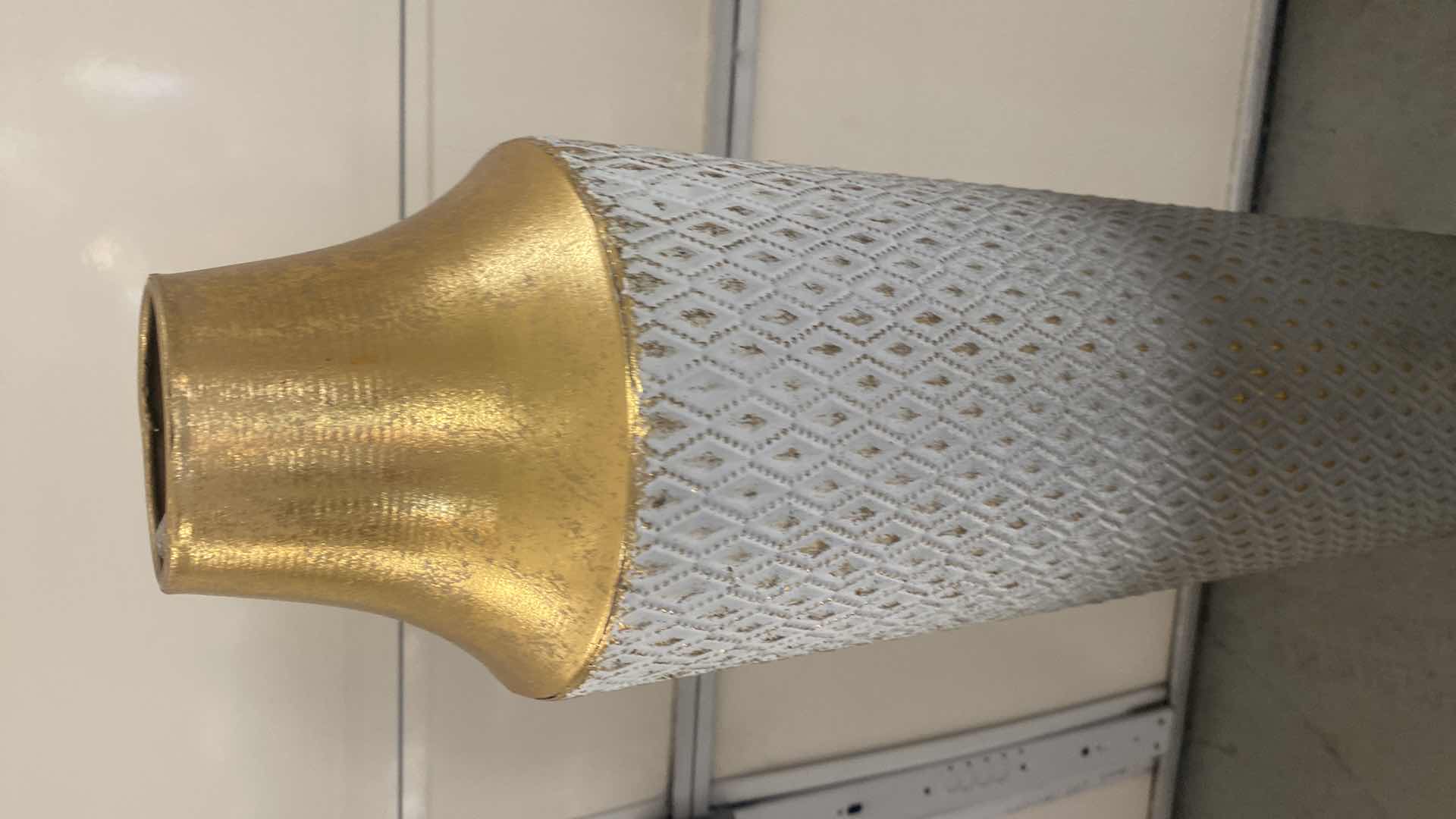 Photo 1 of MULTI COLOR ALUMINUM VASE H36”