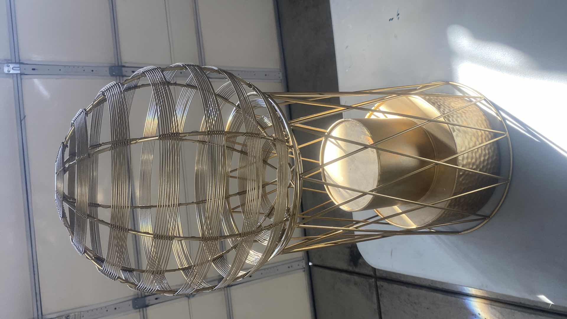 Photo 1 of GOLD ALUMINA BALL DECOR 11“ X 25“