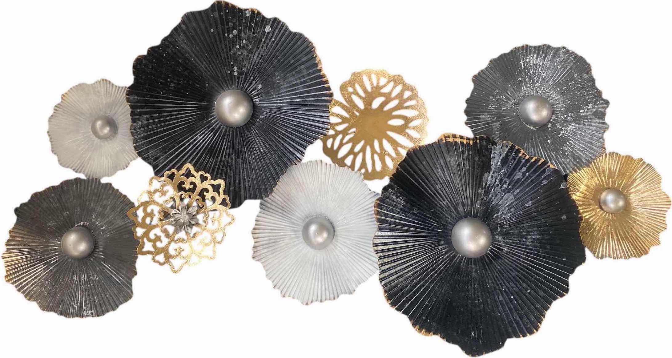 Photo 1 of BLACK GOLD & SILVER WALL DECOR 36” x 16”