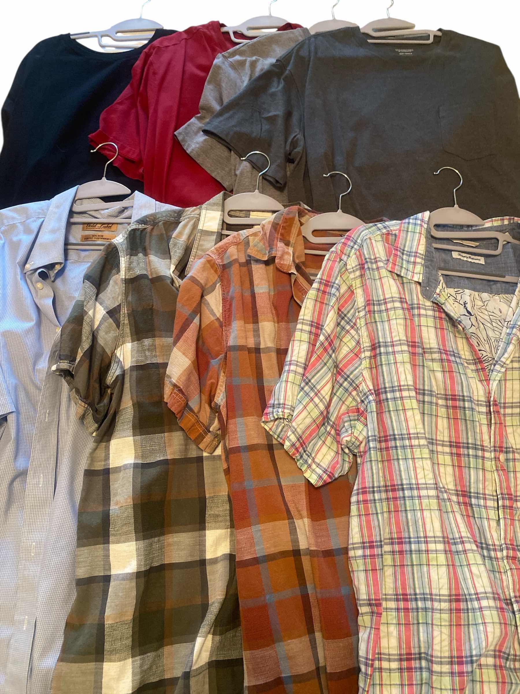 Photo 1 of 8 - MENS SPORTS SHIRTS AND TEES EXTENDED SIZE XLT & 2XLT