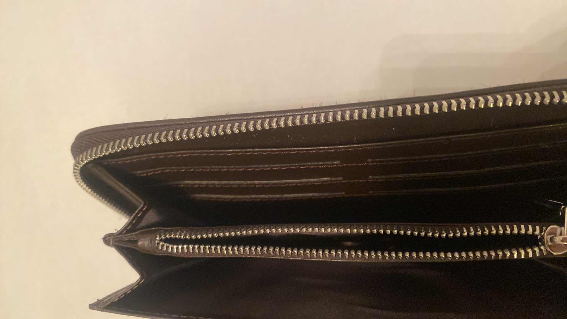 Photo 1 of RAVIANI BRINDLE HIDE & LEATHER CLUTCH