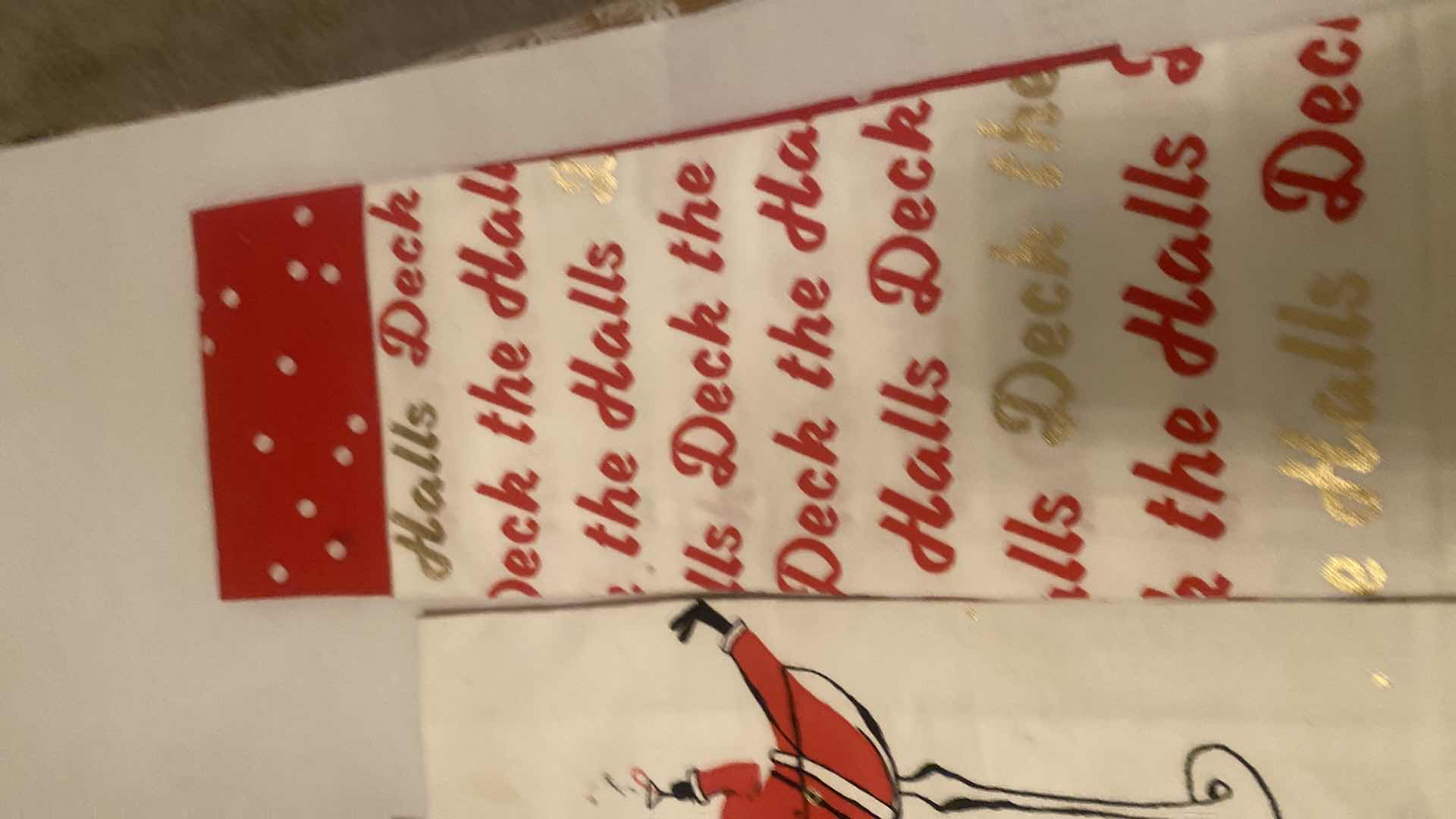 Photo 1 of 6 - KATE SPADE CHRISTMAS FLOURSACK TOWELS & 1 CHRISTMAS TRUCK