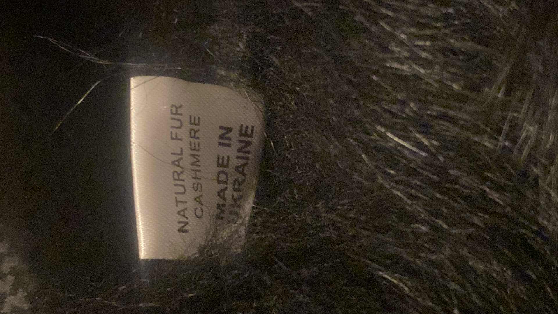 Photo 1 of DESIGNER RIZHIK OVA CASHMERE CAPE WITH HOOD AND FOX FUR TRIM EST SIZE LARGE