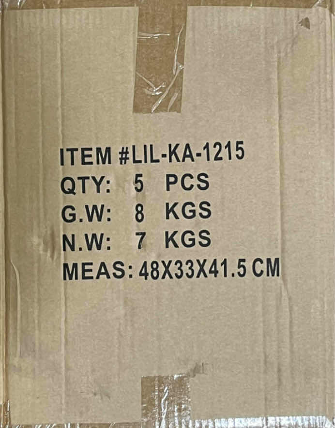 Photo 1 of NEW PALLET OF ARAD 3 TIER BLACK METAL JEWELRY DISPLAY STAND (5PCS PER CASE/18 CASES)