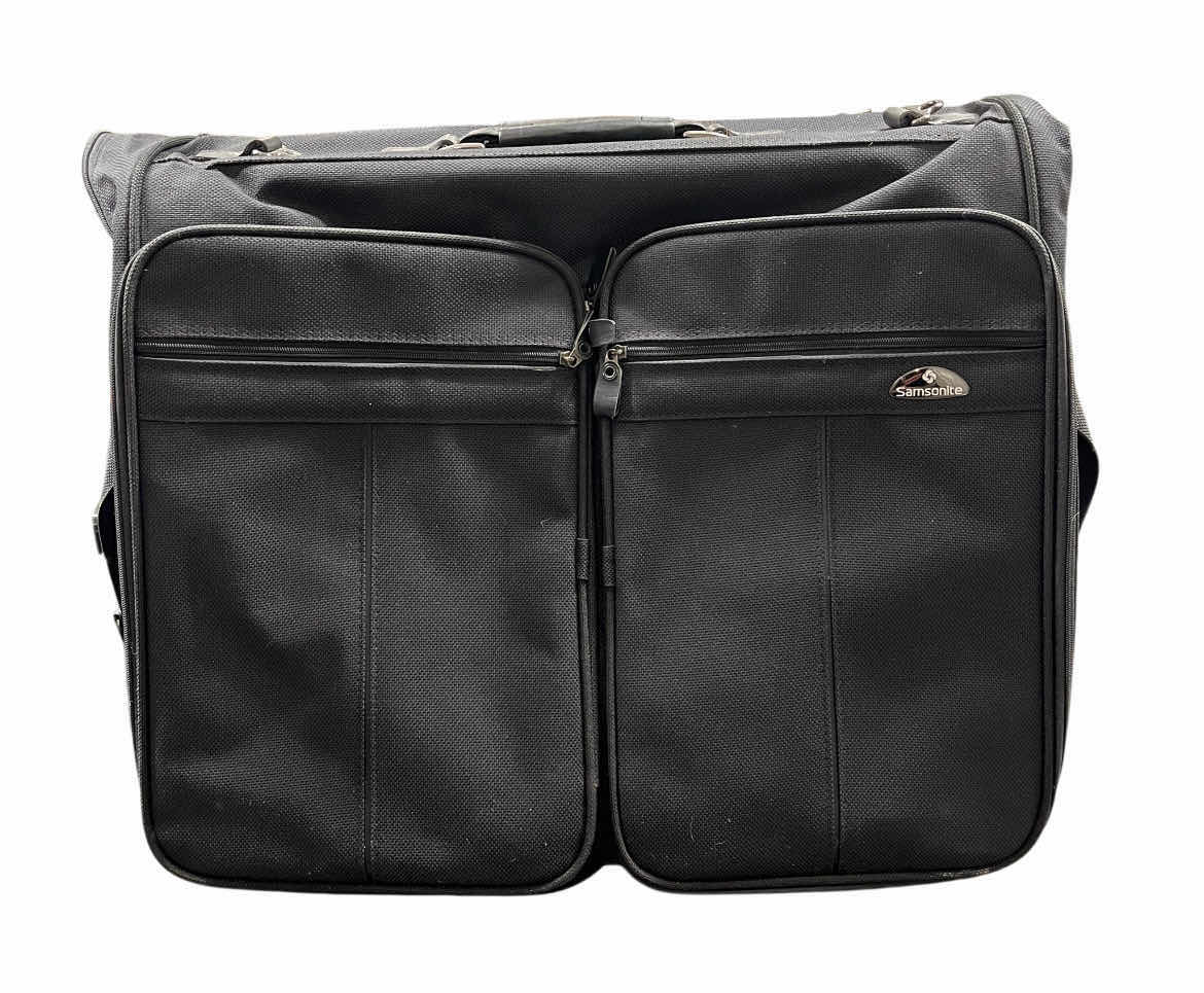 Photo 1 of SAMSONITE BLACK ROLLING WARDROBE BAG