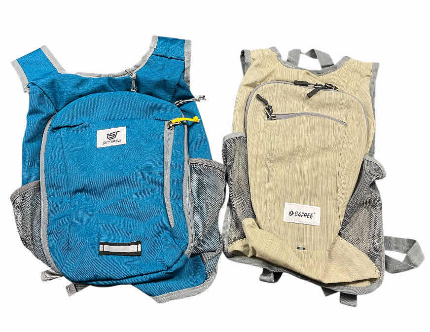 Photo 1 of SKYSPER BLUE MINI BACKPACK & G4FREE BEIGE MINI BACKPACK