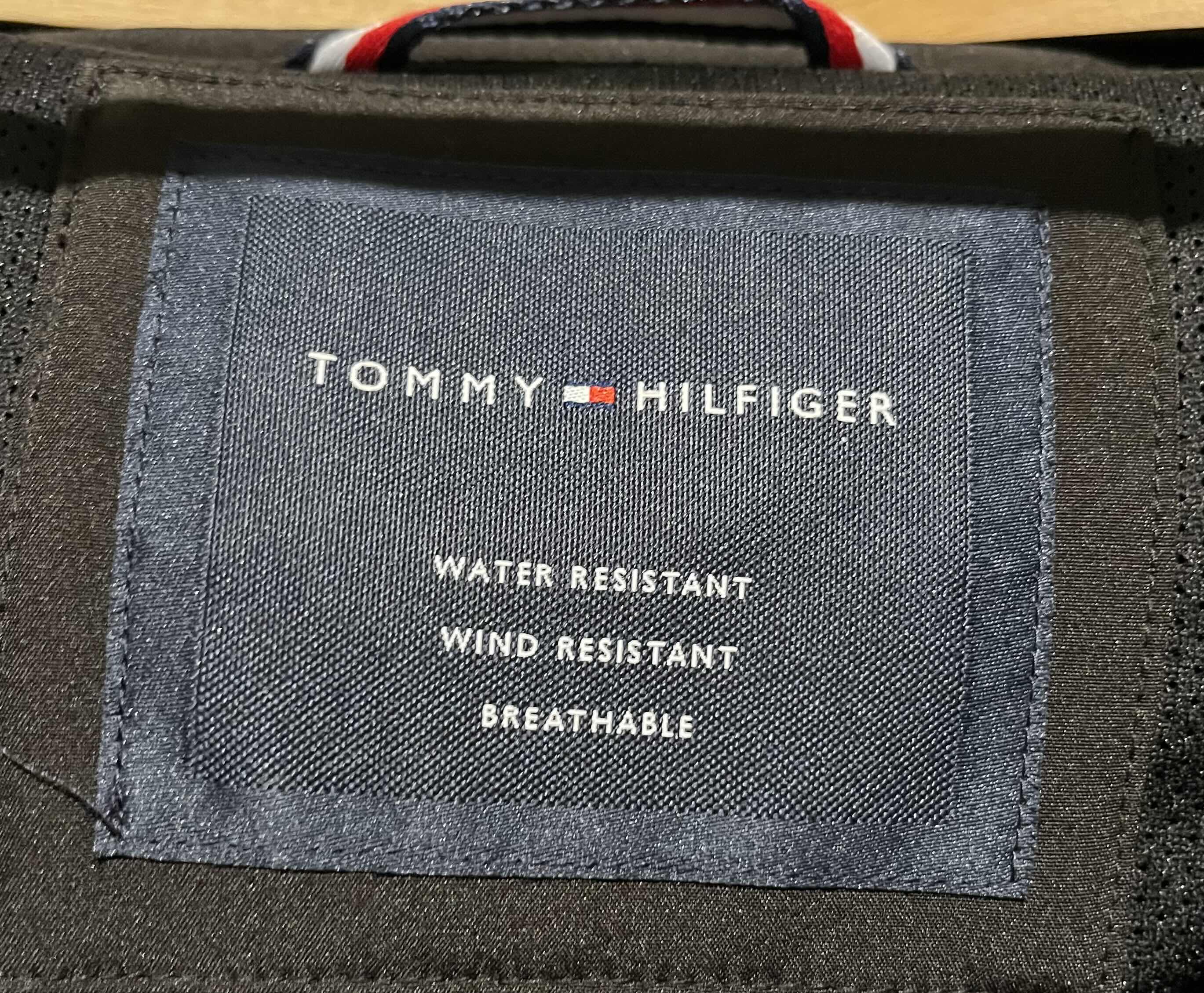 Photo 1 of TOMMY HILFIGER BLACK WATER/WIND RESISTANT JACKET