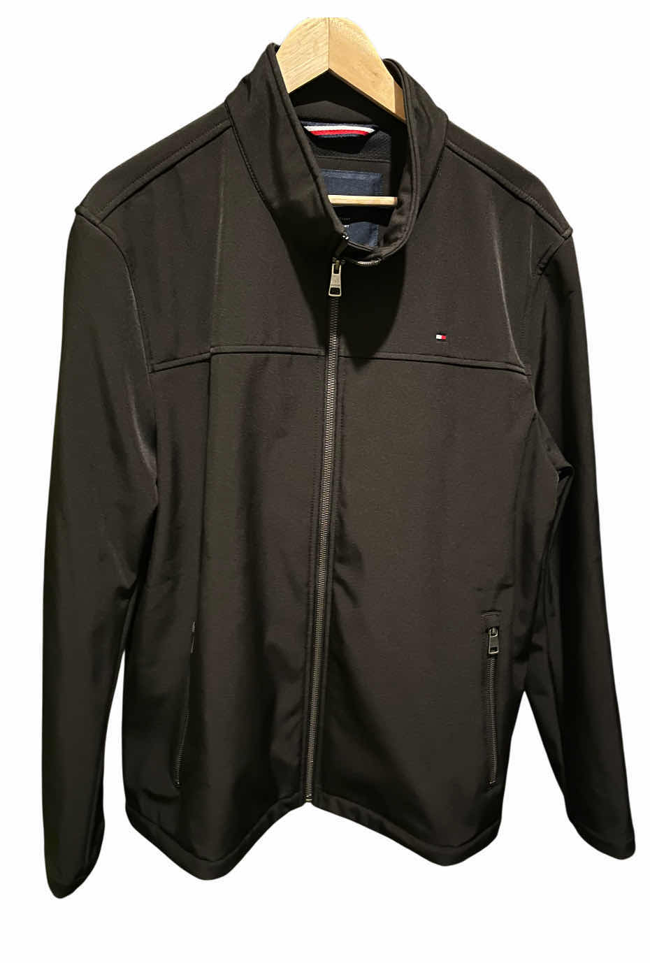 Photo 1 of TOMMY HILFIGER BLACK WATER/WIND RESISTANT JACKET