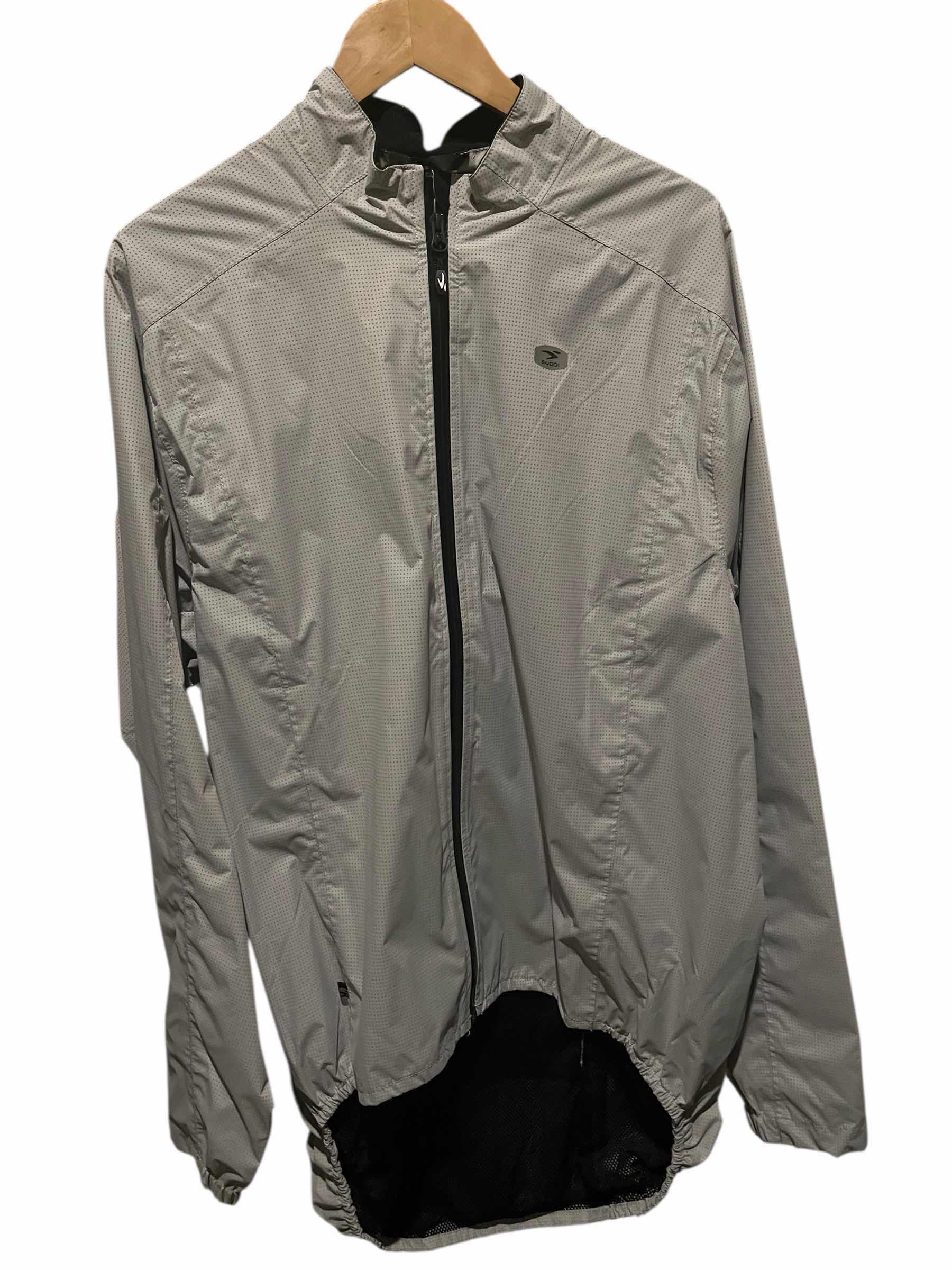 Photo 1 of SUGOI ZAP LIGHT GRAY BIKE JACKET MENS 2XL