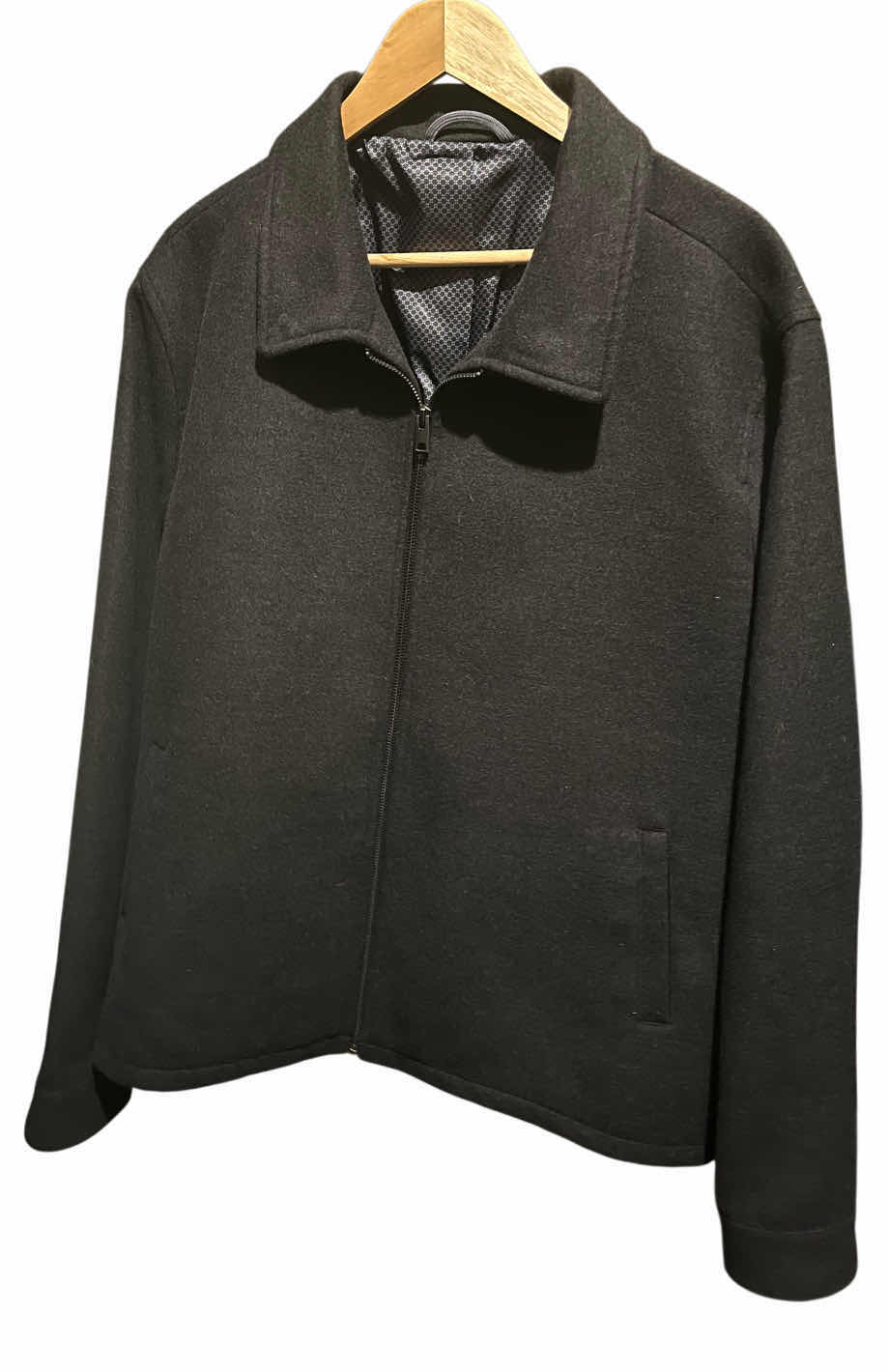 Photo 1 of WOOL BLACK SLATE COAT MENS XL