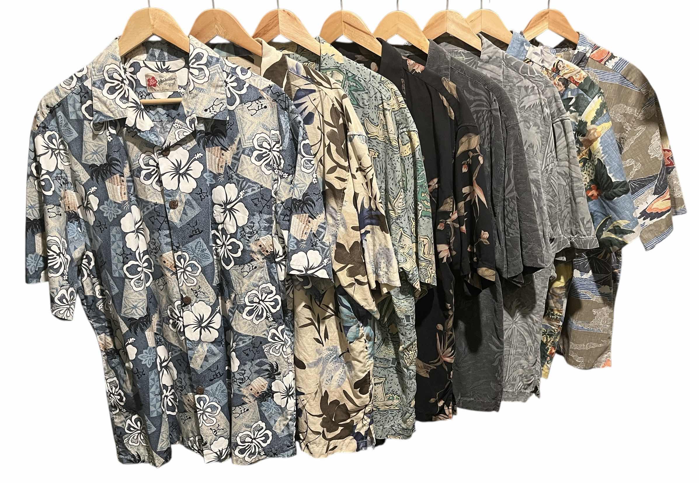 Photo 1 of THE HAWAIIAN ORIGINAL & REYN SPOONER BUTTON UP SHORT SLEEVE SHIRTS MENS XL/XXL (8)