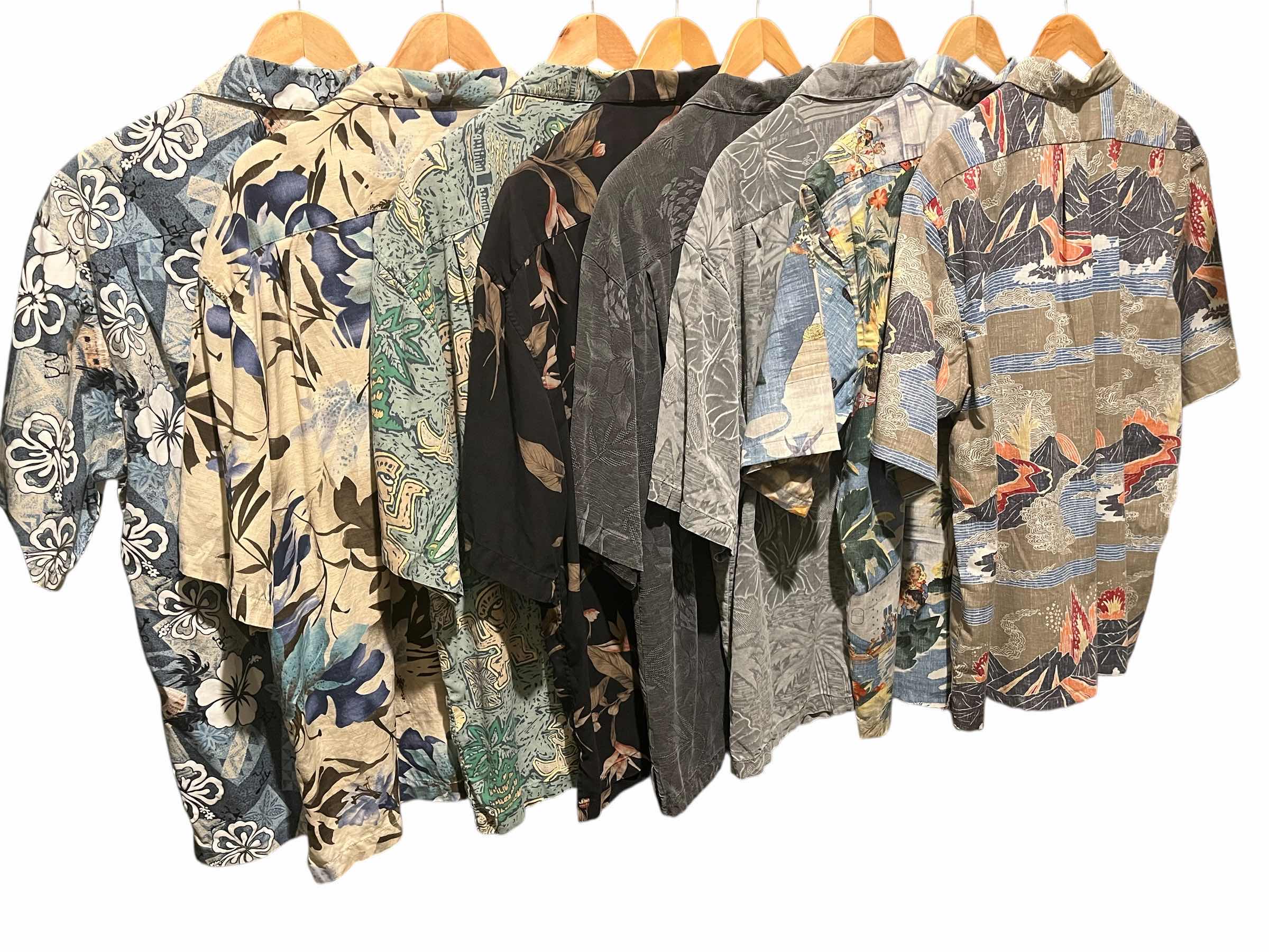 Photo 1 of THE HAWAIIAN ORIGINAL & REYN SPOONER BUTTON UP SHORT SLEEVE SHIRTS MENS XL/XXL (8)