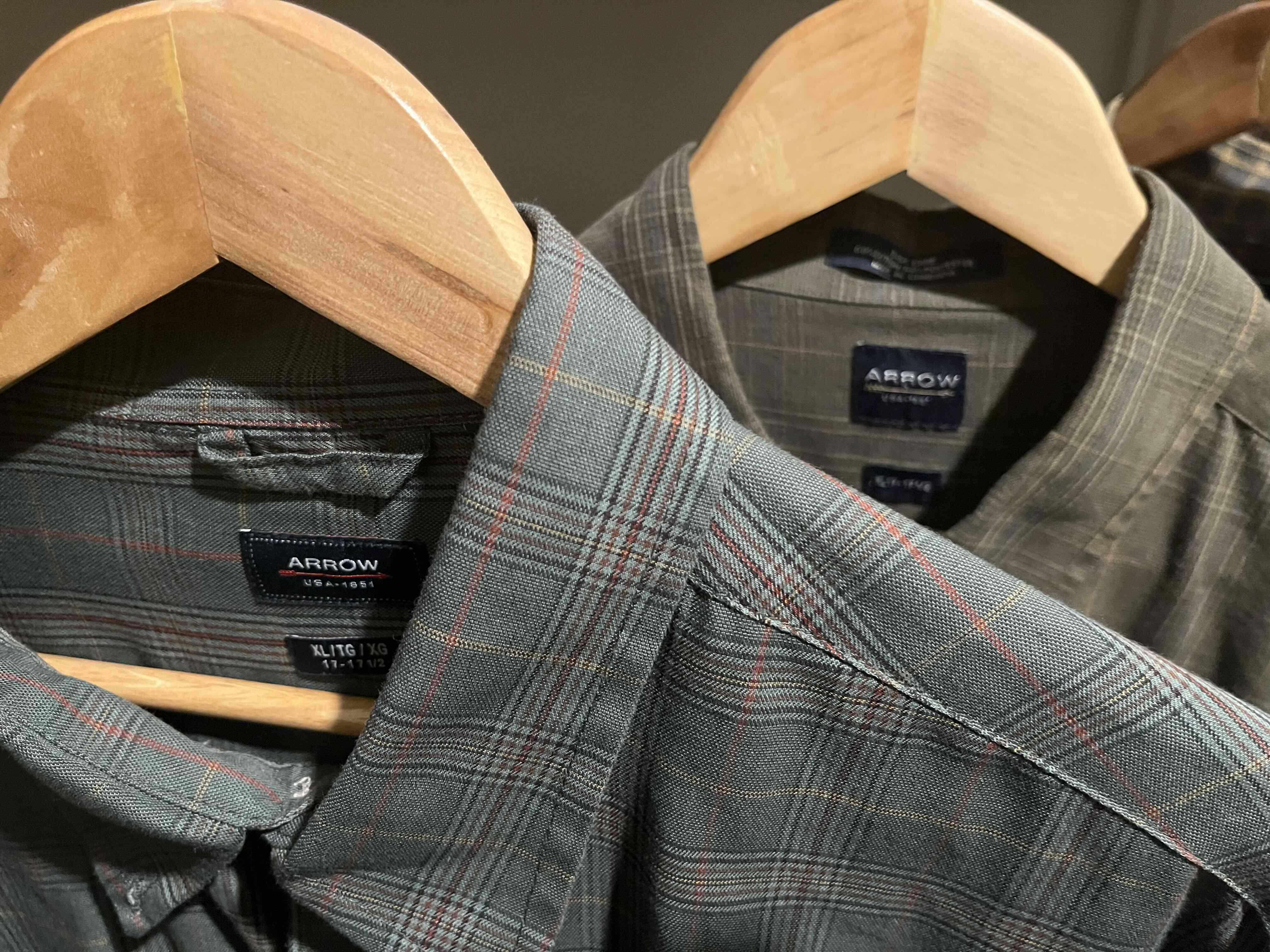 Photo 1 of ARROW PLAID BUTTON UP LONG SLEEVE SHIRTS MENS XL (5)