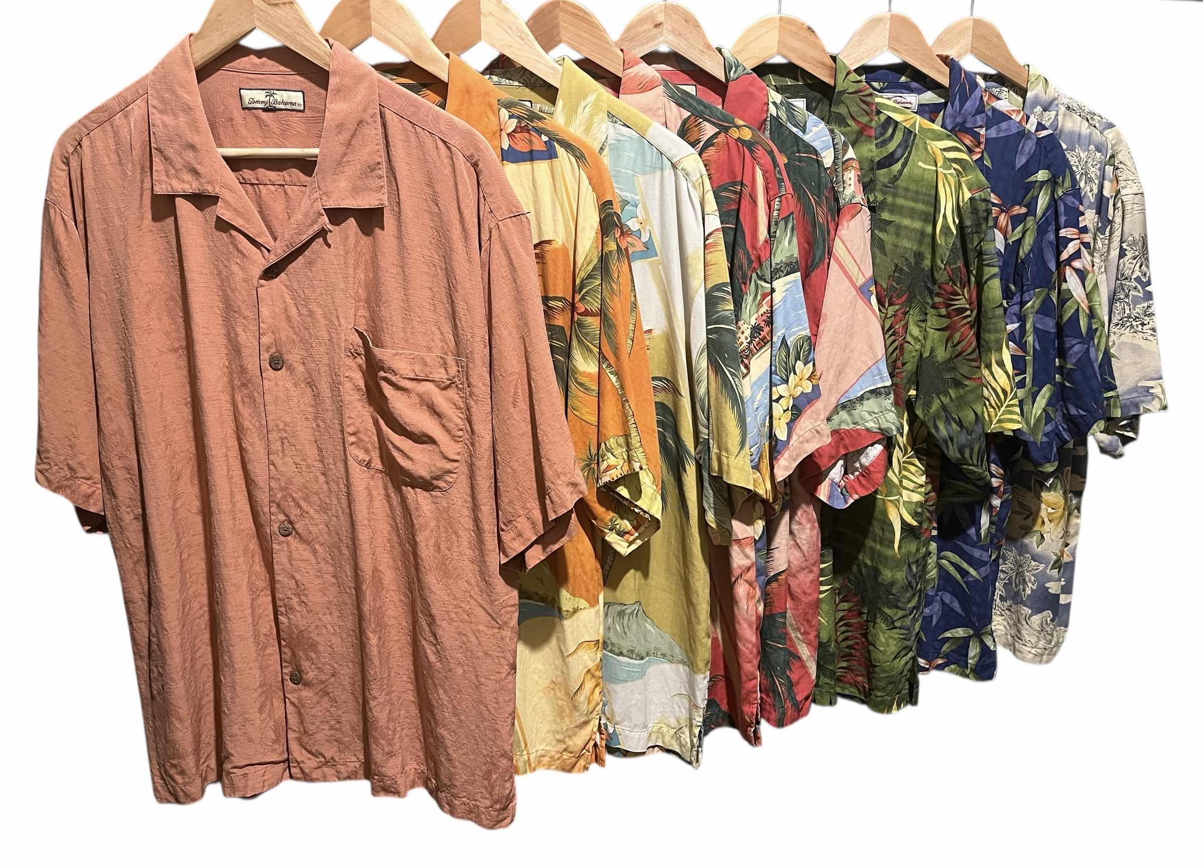 Photo 1 of TOMMY BAHAMA HAWAIIAN BUTTON UP SHORT SLEEVE SHIRTS MENS XL/XXL (8)