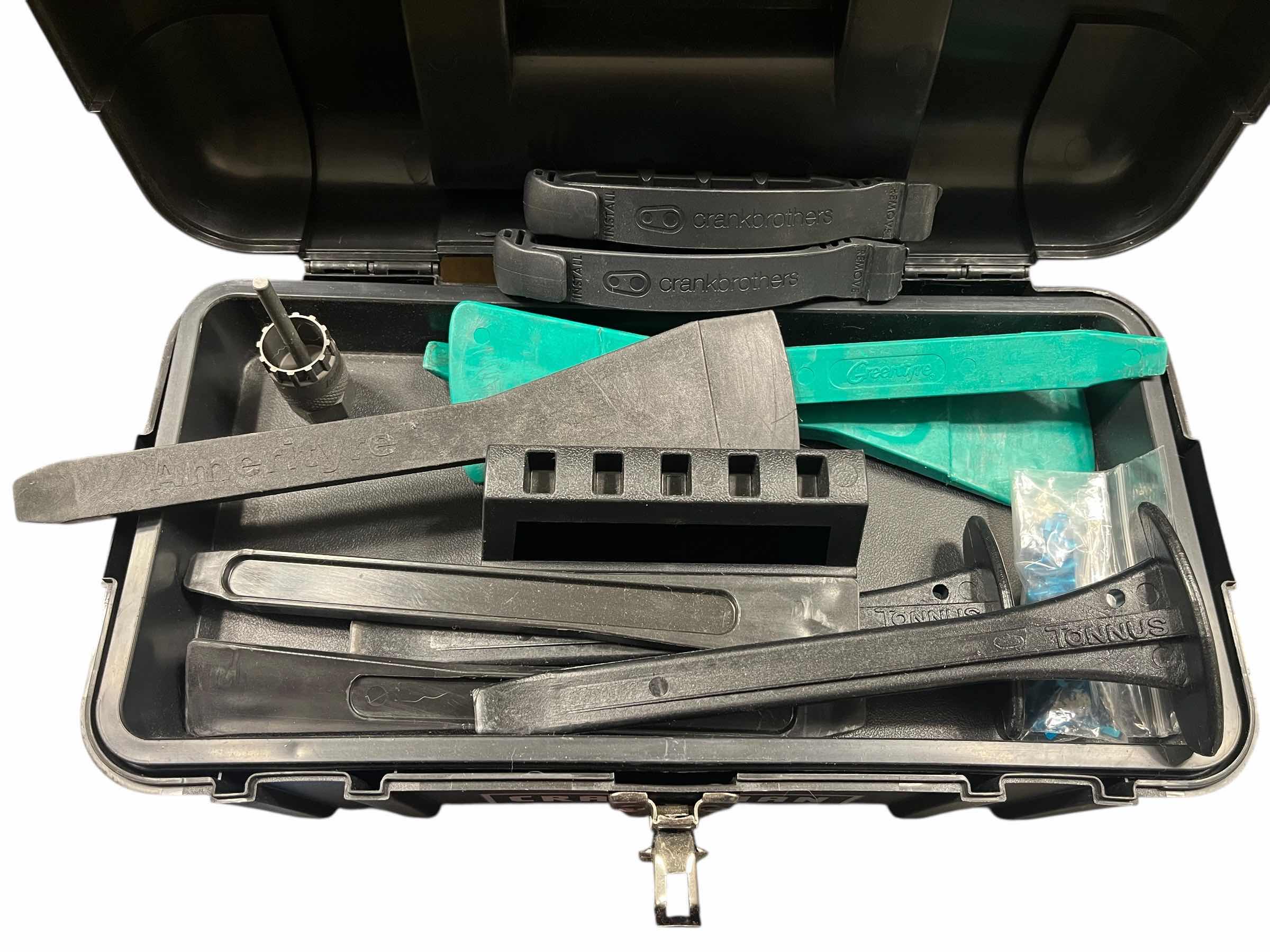 Photo 1 of PARKTOOL TOOL SET & VARIOUS BICYCLE TOOLS W CRAFTSMAN TOOL BOX