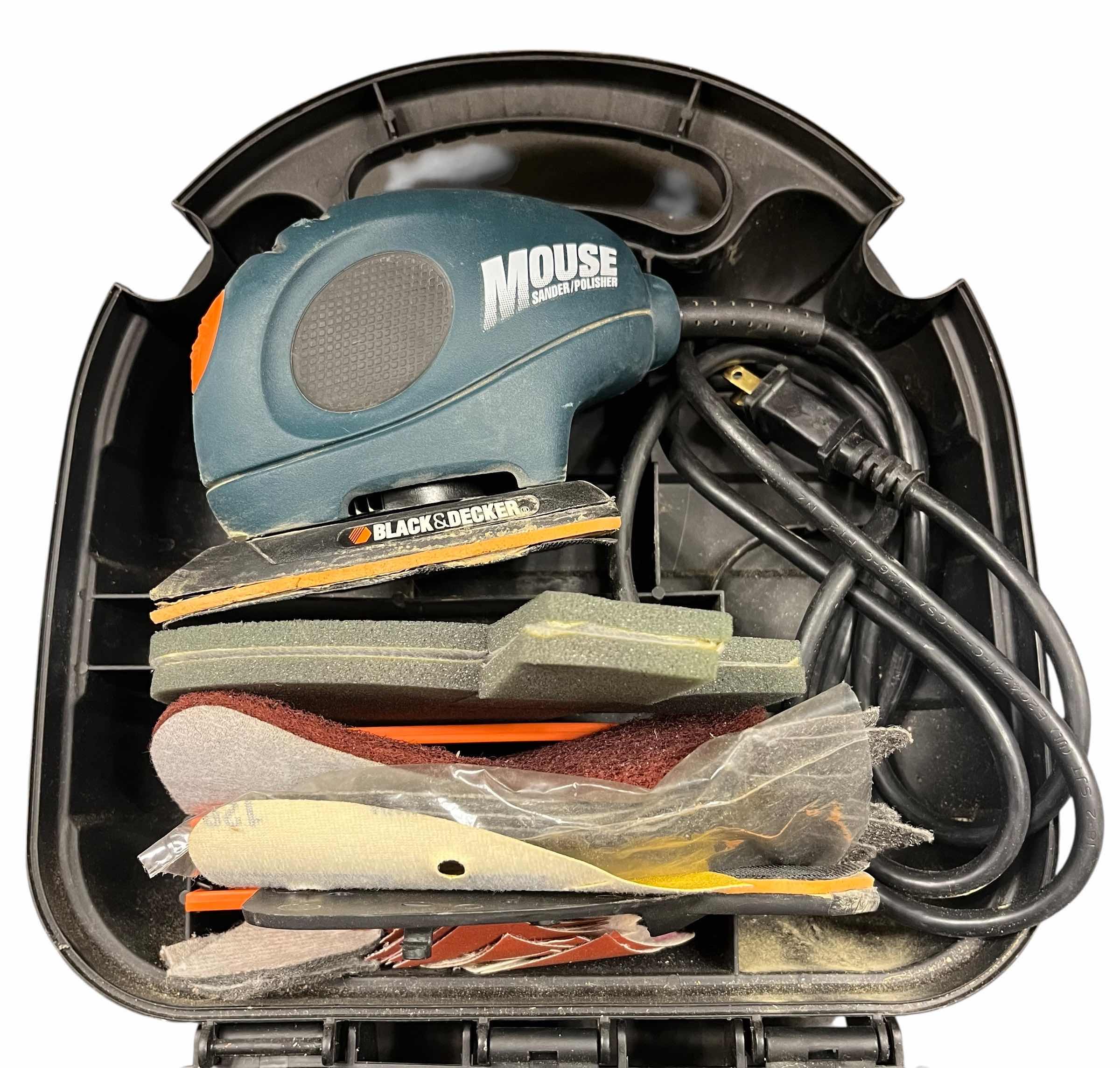 Photo 1 of BLACK & DECKER MOUSE SANDER/POLISHER KIT M500 W CASE