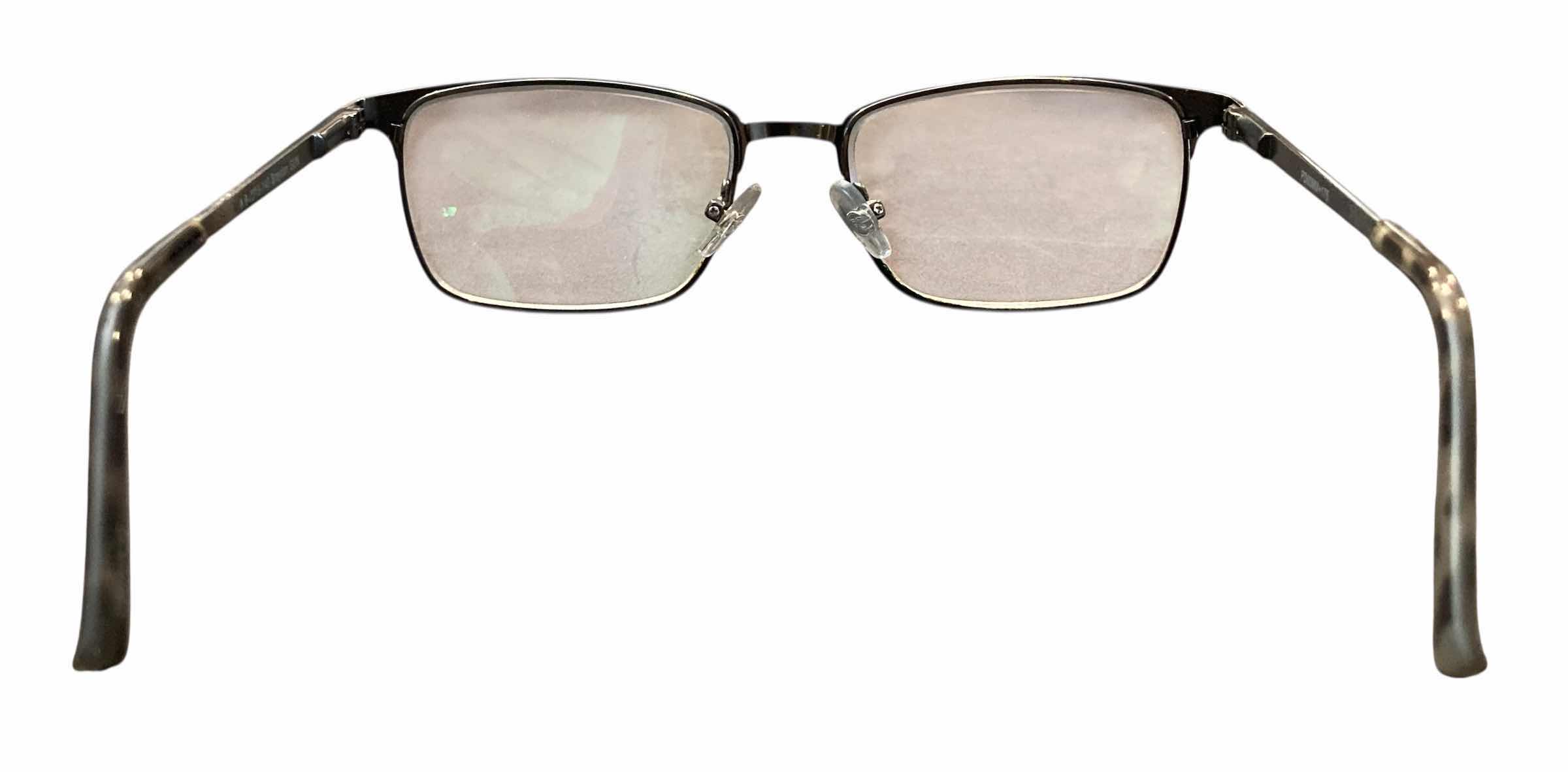 Photo 1 of FOSTER GRANT MULTI-FOCUS BRAYDON GUNMETAL +1.75 READING GLASSES W CASE (MEN)