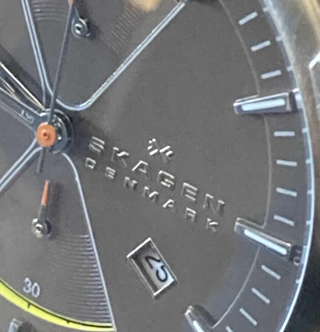 Photo 1 of SKAGEN COMMERCE ROOT QUARTS MEN’S WATCH W TITANIUM CASE & BROWN LEATHER STRAP