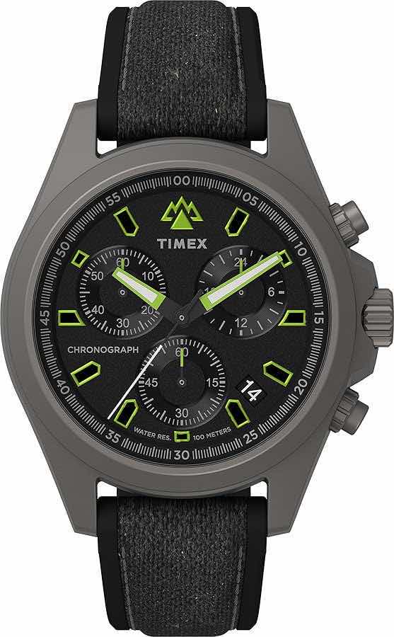Photo 1 of TIMEX EXPEDITION NORTH FIELD CHRONOGRAPH MIXED MEDIA STRAP WATER PROOF MEN’S WATCH 43MM