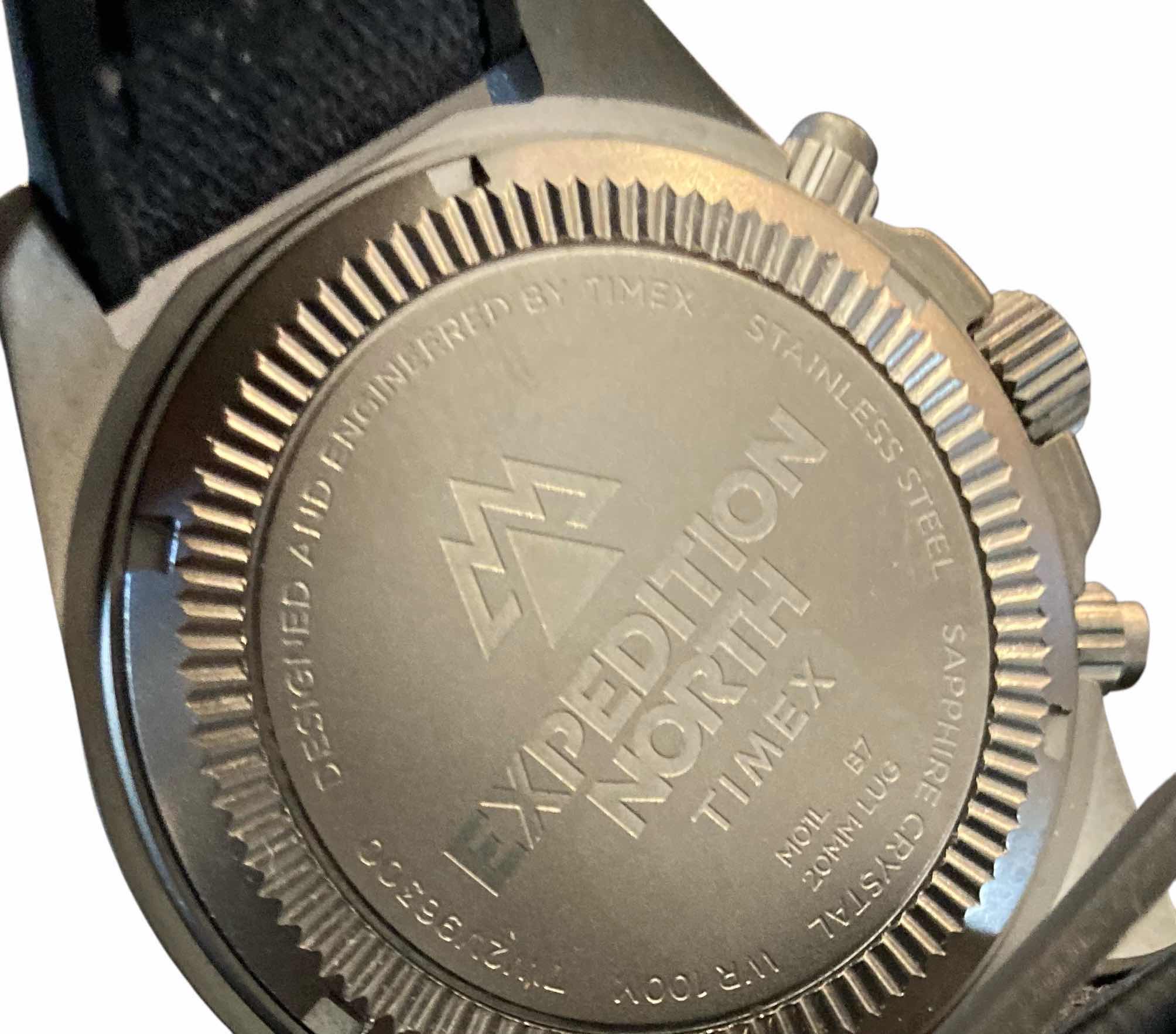 Photo 1 of TIMEX EXPEDITION NORTH FIELD CHRONOGRAPH MIXED MEDIA STRAP WATER PROOF MEN’S WATCH 43MM