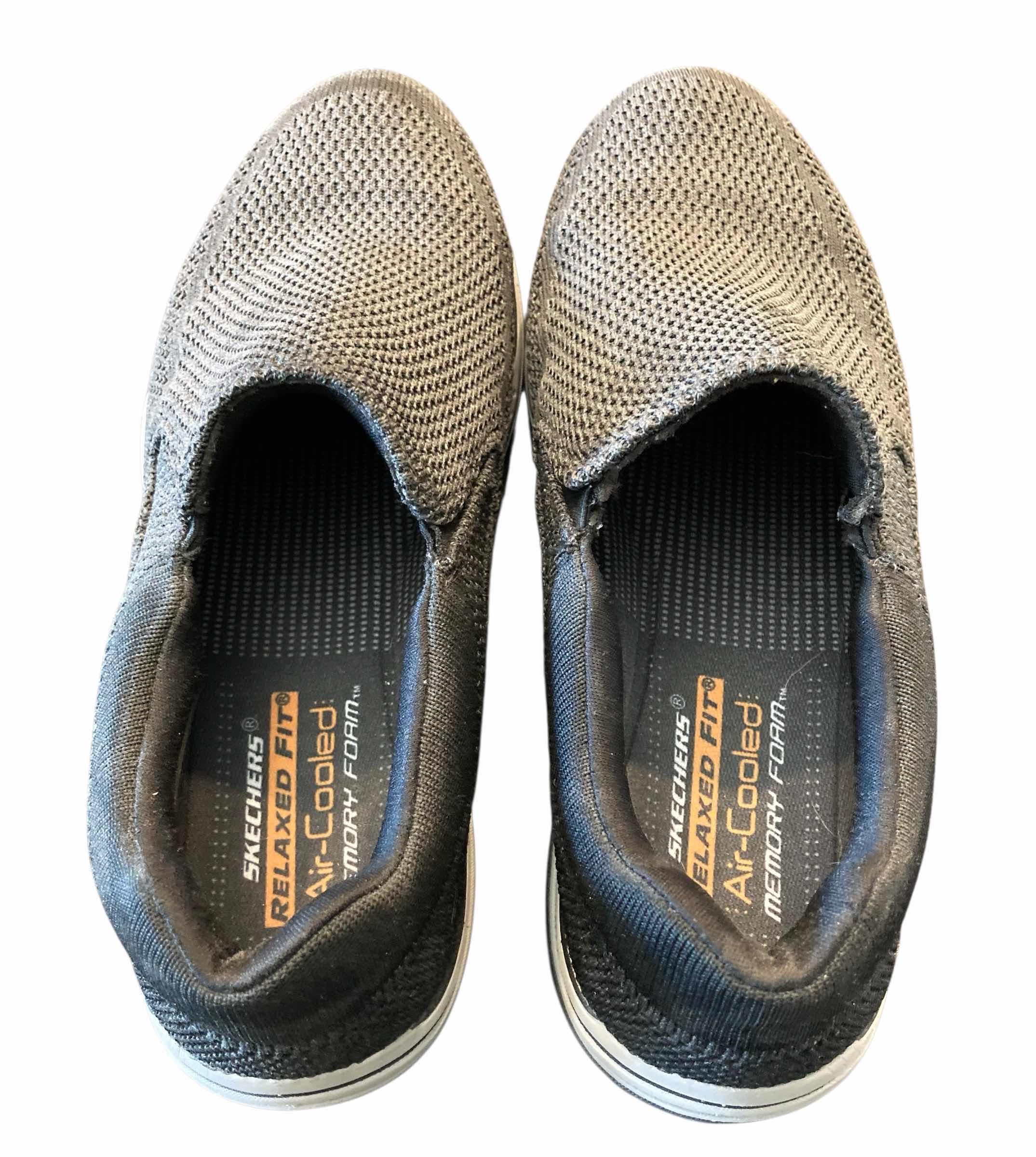 Photo 1 of SKECHERS RELAX FIT DARK GREY MENS SLIP ON LOAFERS SIZE 10