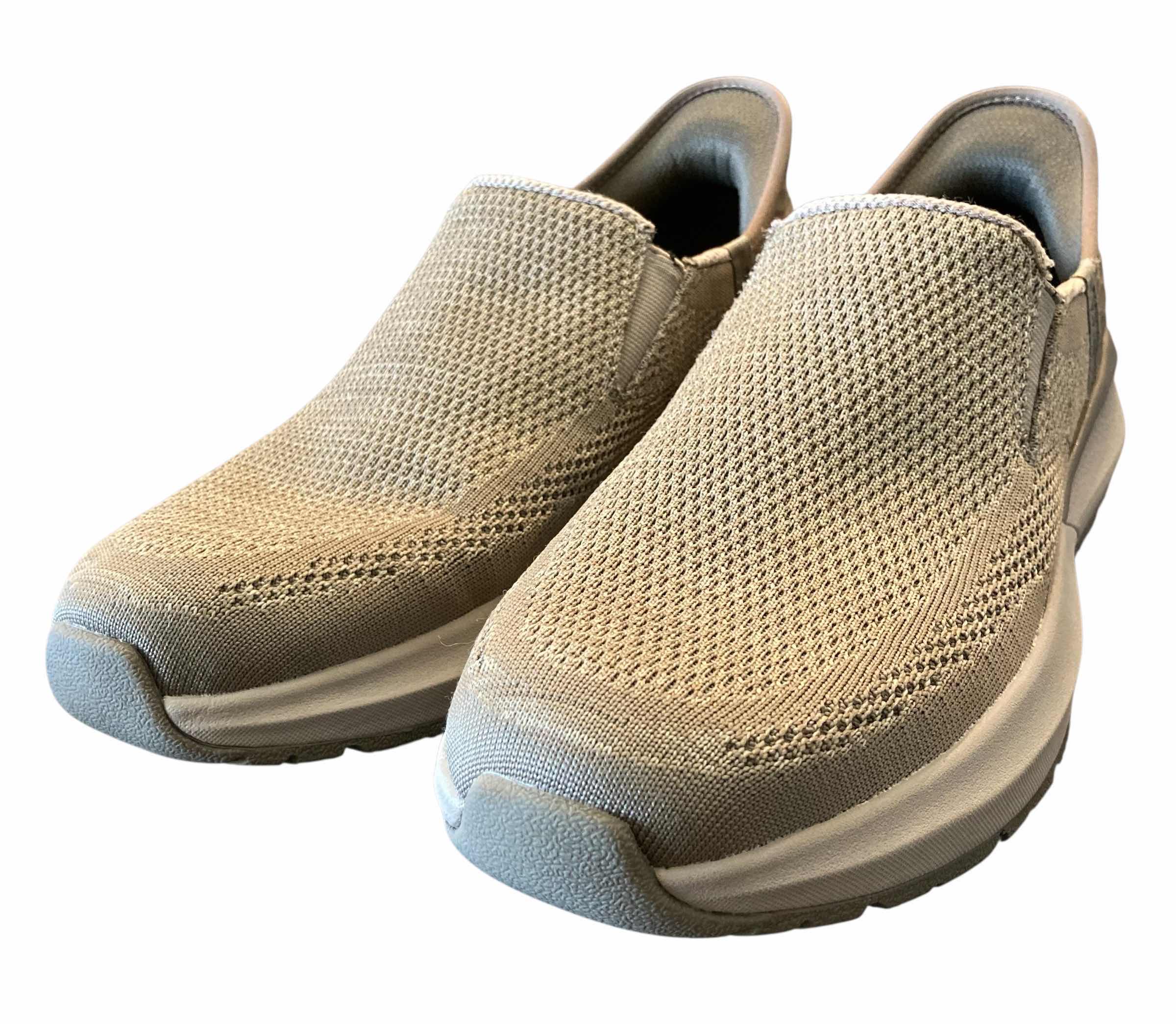 Photo 1 of SKECHERS MENS NEVILLE AIR COOLED MEMORY FOAM TAUPE SHOES SIZE 10