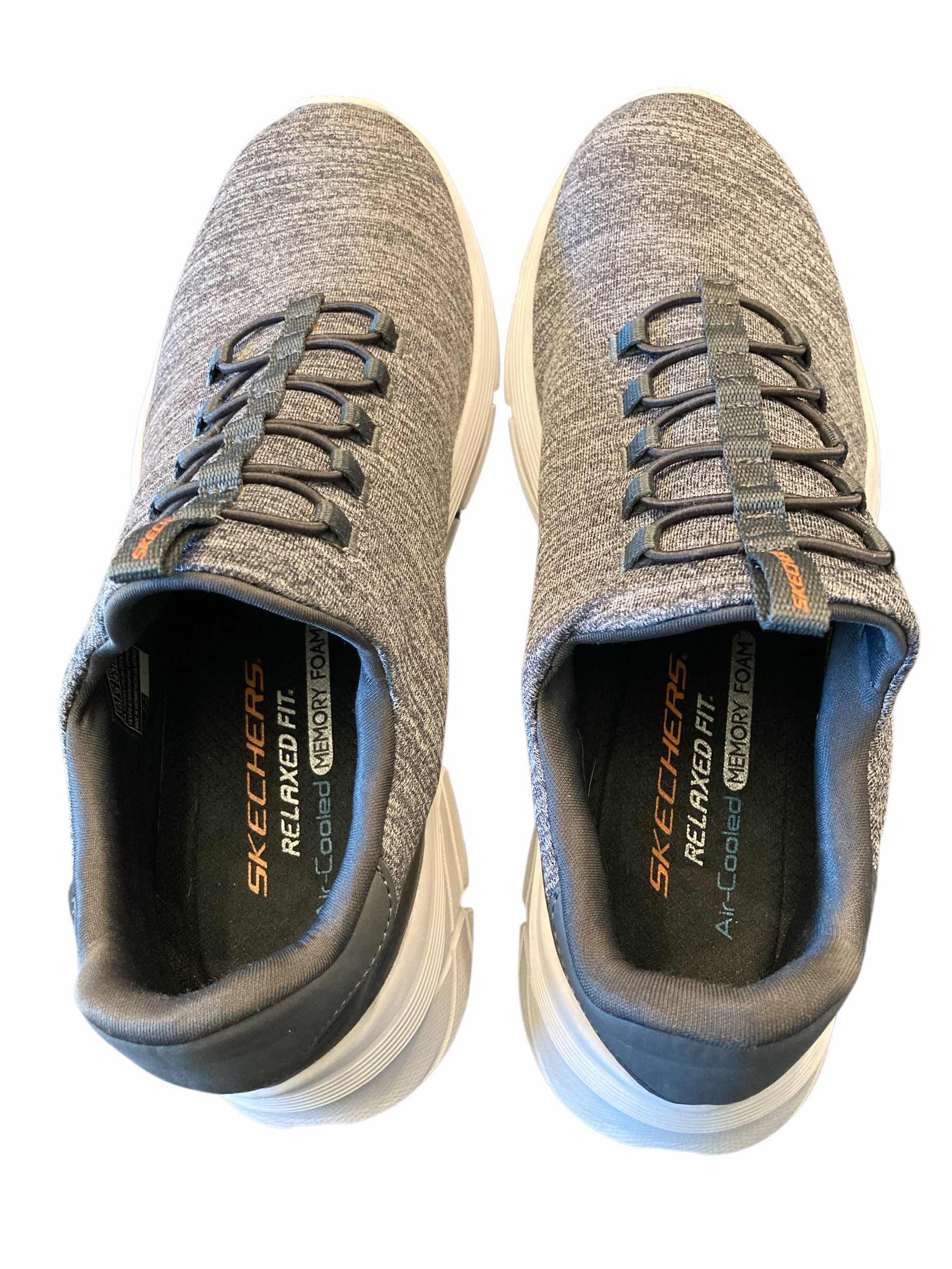 Photo 1 of SKECHERS EQUALIZER 4.0 CHARCOAL & ORANGE SHOES MENS SIZE 10