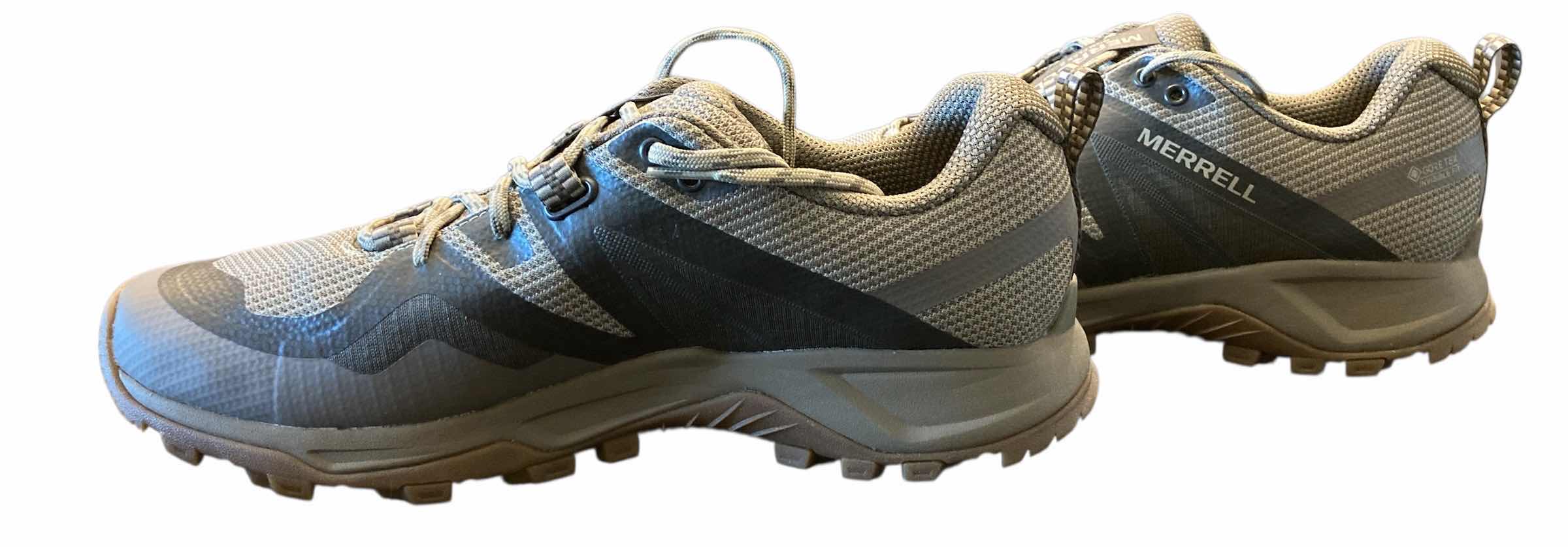 Photo 1 of MERRELL MQM FLEX 2 GORE-TEX GREY & BEIGE HIKING SHOES MENS SIZE 10.5