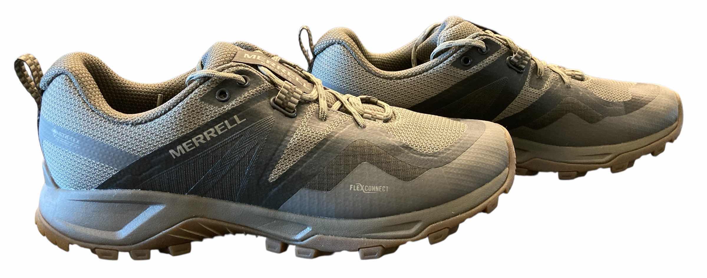 Photo 1 of MERRELL MQM FLEX 2 GORE-TEX GREY & BEIGE HIKING SHOES MENS SIZE 10.5