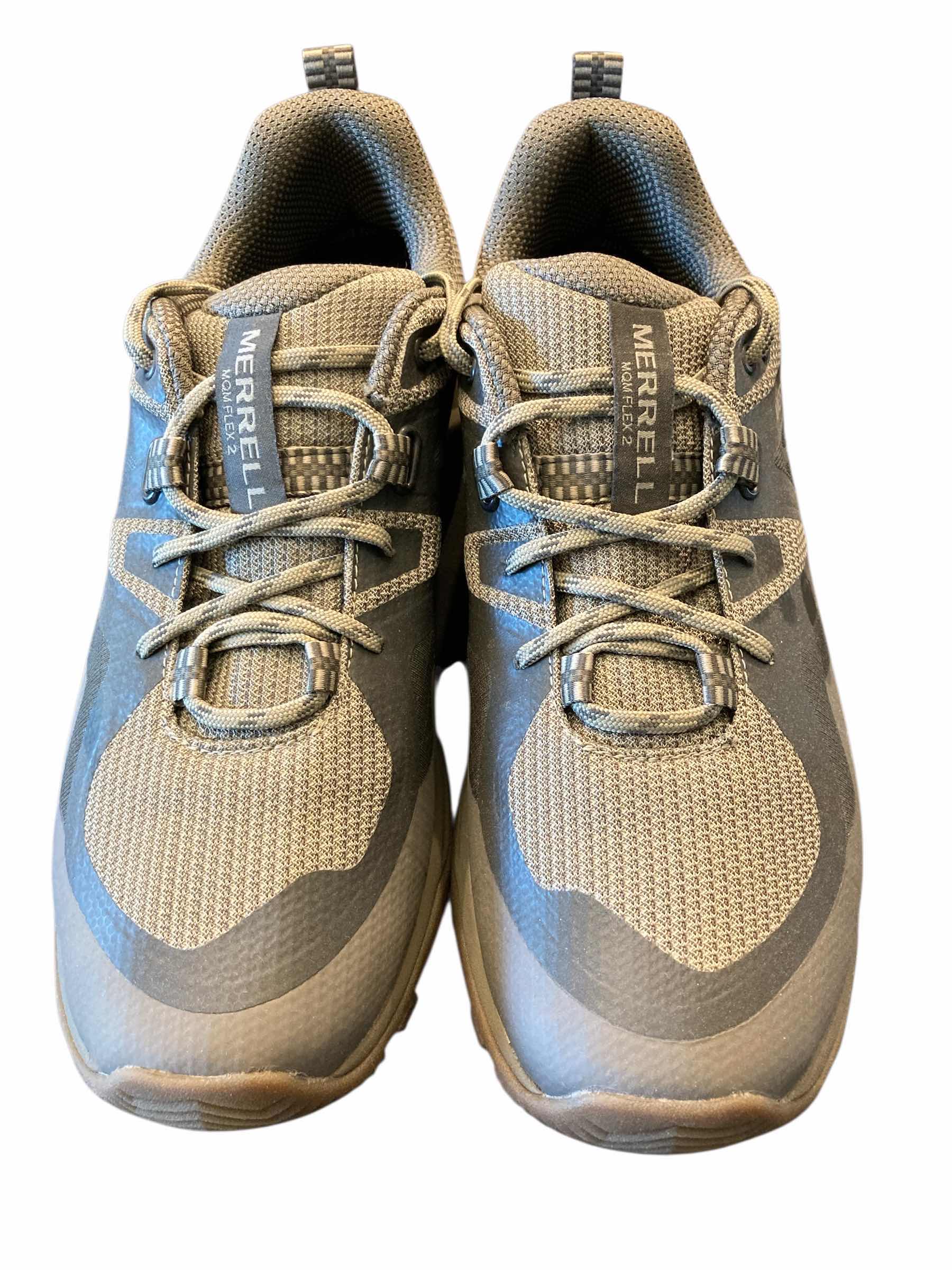 Photo 1 of MERRELL MQM FLEX 2 GORE-TEX GREY & BEIGE HIKING SHOES MENS SIZE 10.5